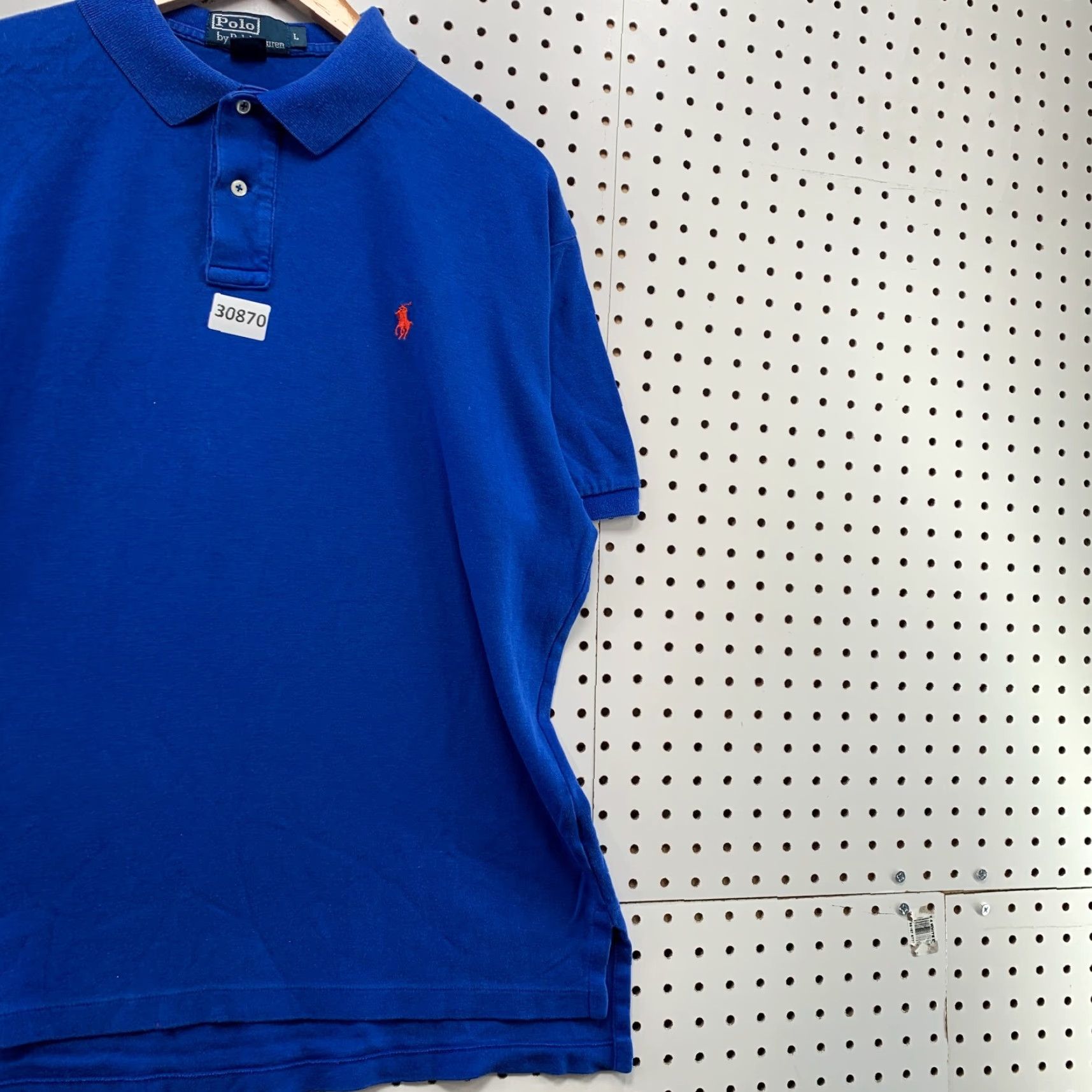 Polo Ralph Lauren Vintage Polo Ralph Lauren Polo Shirt Men Large Blue Short Sleeve Collared Casual Cotton Size US L / EU 52-54 / 3 - 4 Thumbnail