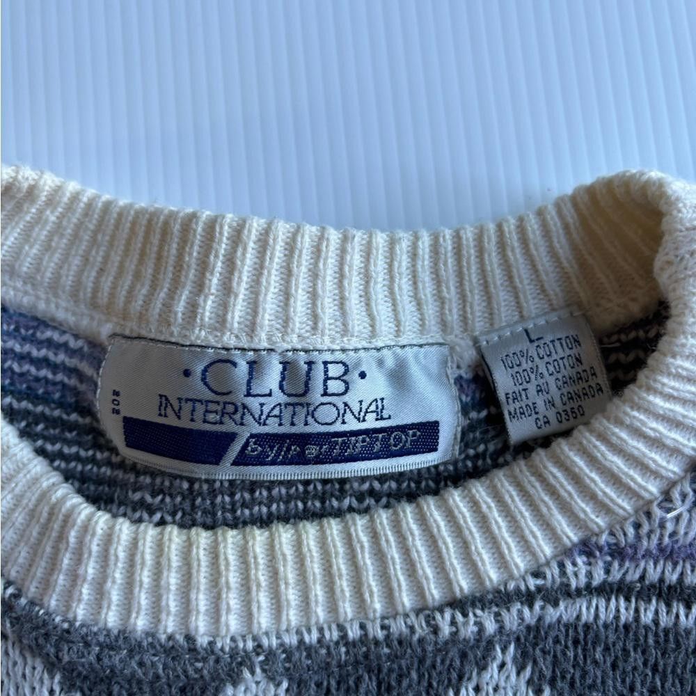 Designer Vintage Club International Sweater Size US L / EU 52-54 / 3 - 3 Thumbnail