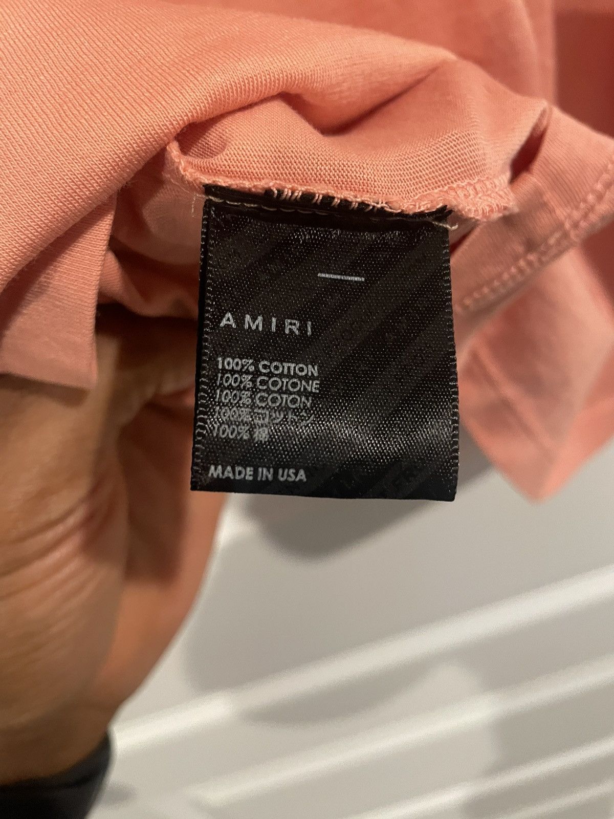 Amiri Sz XL Brand New Amiri Logo T Shirt Size US XL / EU 56 / 4 - 4 Thumbnail