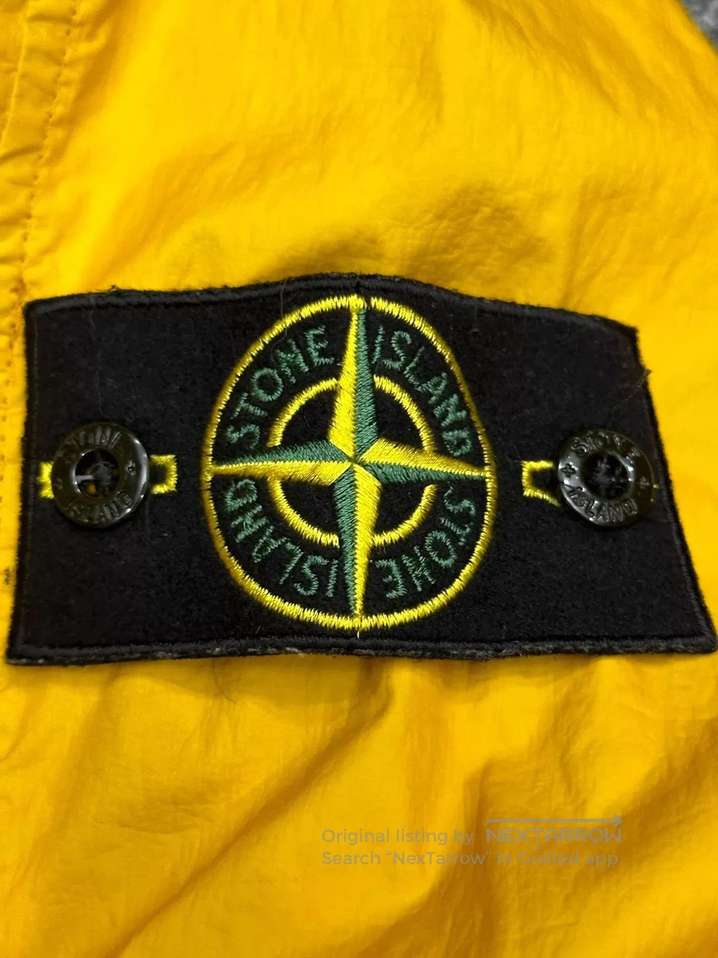Stone Island Yellow Hooded Utility Jacket with Multiple Pockets. Size US M / EU 48-50 / 2 - 8 Thumbnail