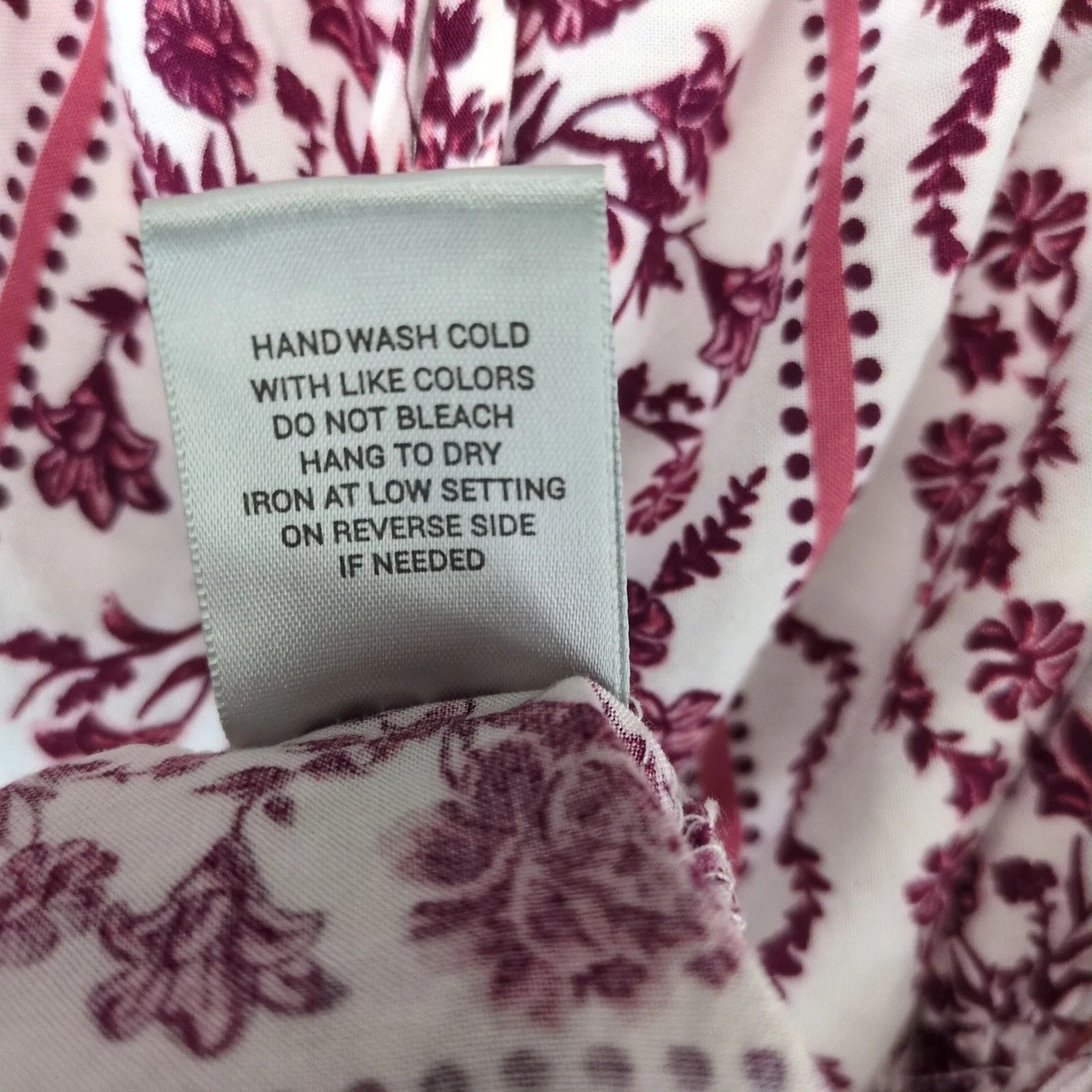 Other Justify Burgundy Floral Off-Shoulder Mini Peasant Dress XL Size XL / US 12-14 / IT 48-50 - 9 Thumbnail