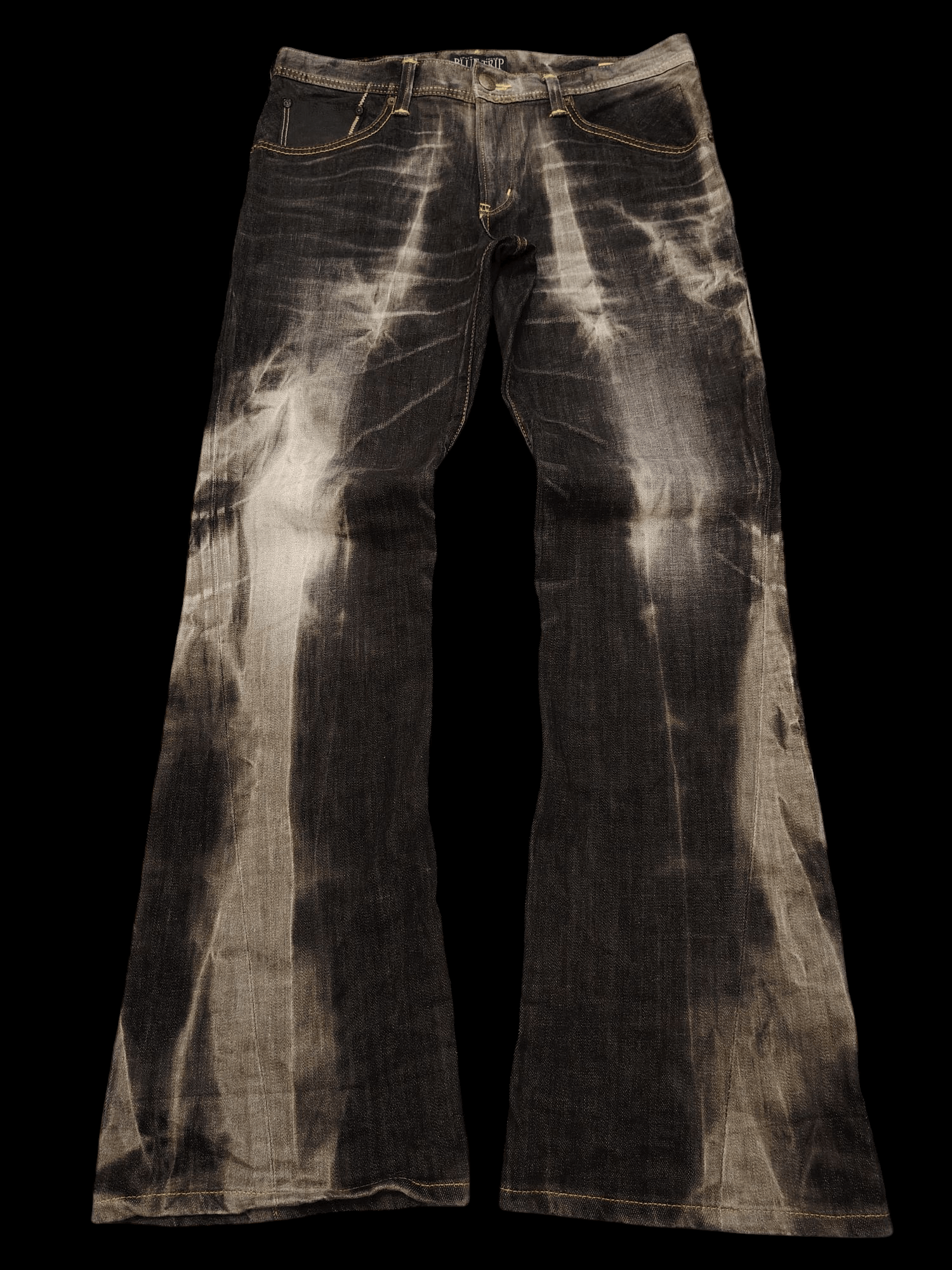 Who Decides War Japanese Edwin Flared Jeans Distressed Denim Size US 34 / EU 50 - 3 Thumbnail