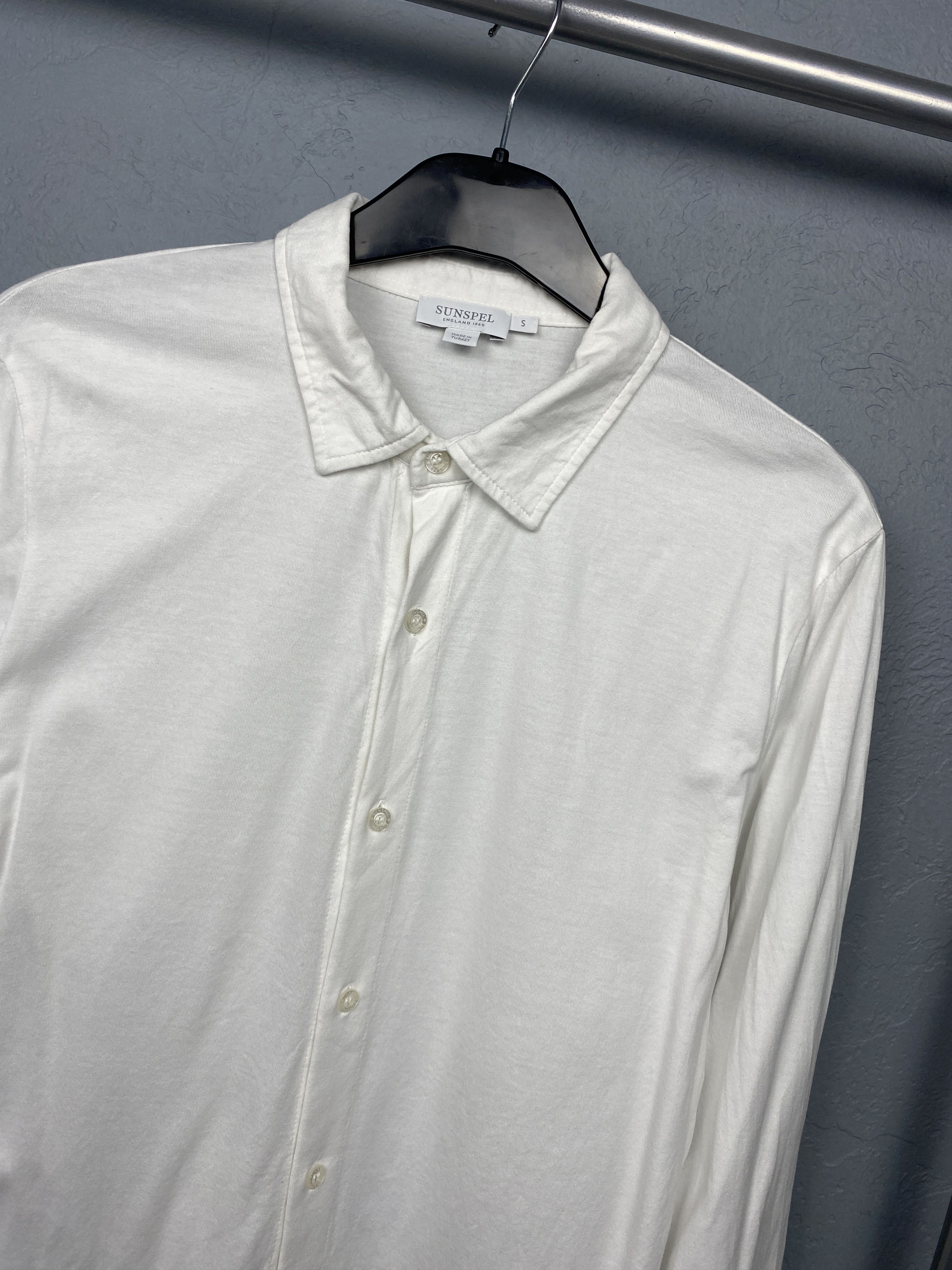 Sunspel Sunspel Vintage Mens Long Sleeve Thin Shirt Size US S / EU 44-46 / 1 - 2 Thumbnail