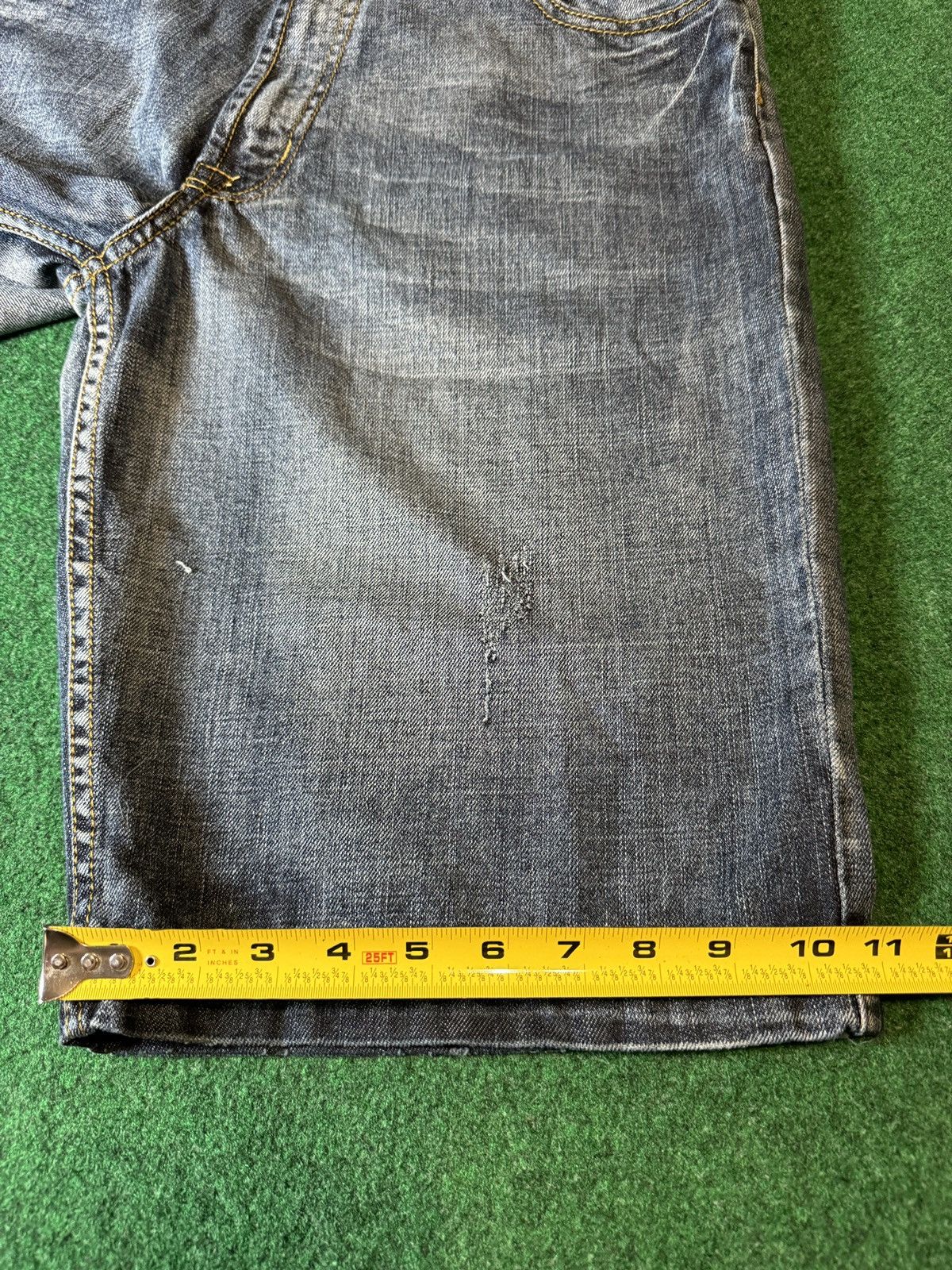 Other Y2K Baggy Jorts 14” Hip Hop Below Knee Denim Shorts Size US 34 / EU 50 - 6 Thumbnail