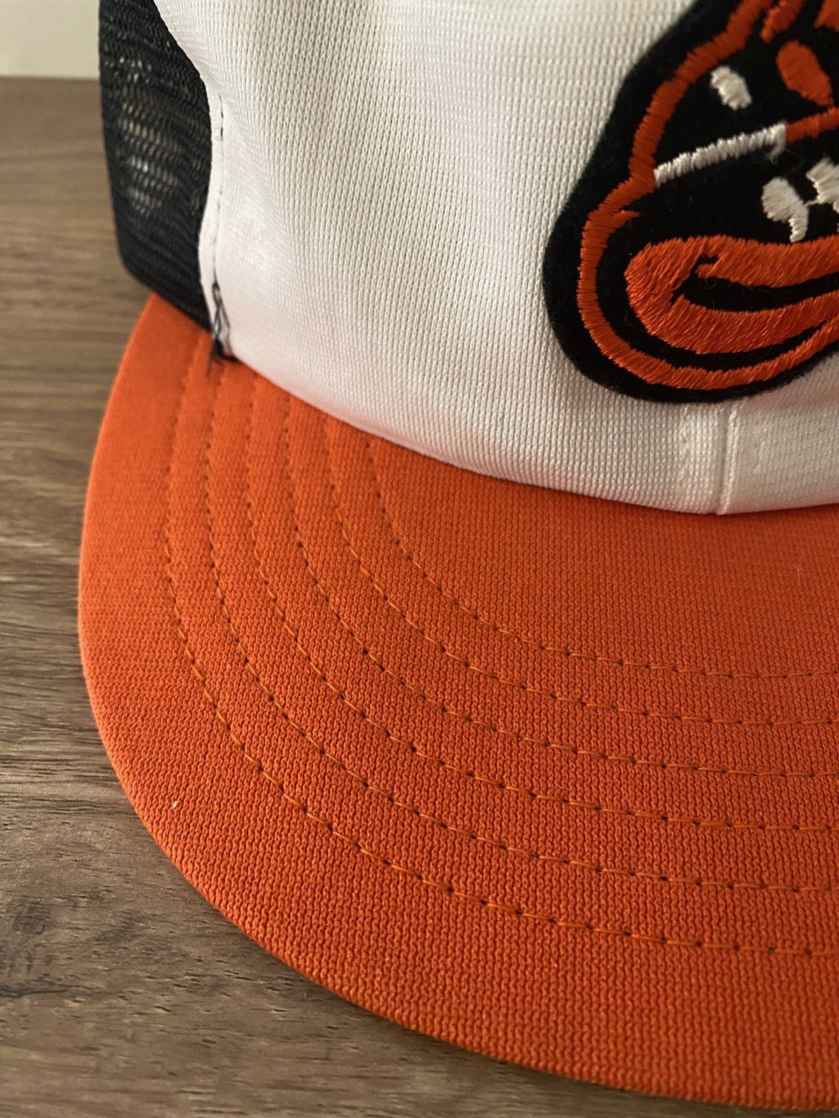 MLB × Vintage Vintage 80’s Baltimore Orioles Snap Back Trucker Hat Cap Size ONE SIZE - 3 Thumbnail