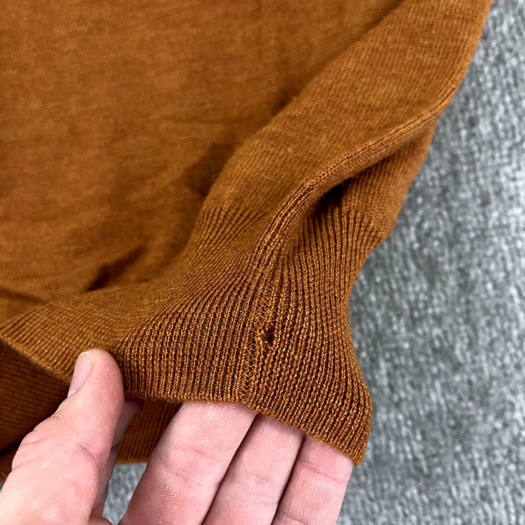 Peter Millar PETER MILLAR Sweater Vest Medium Orange Merino Wool Quarter Zip Pullover Mens Classic Outdoor Size US M / EU 48-50 / 2 - 5 Thumbnail