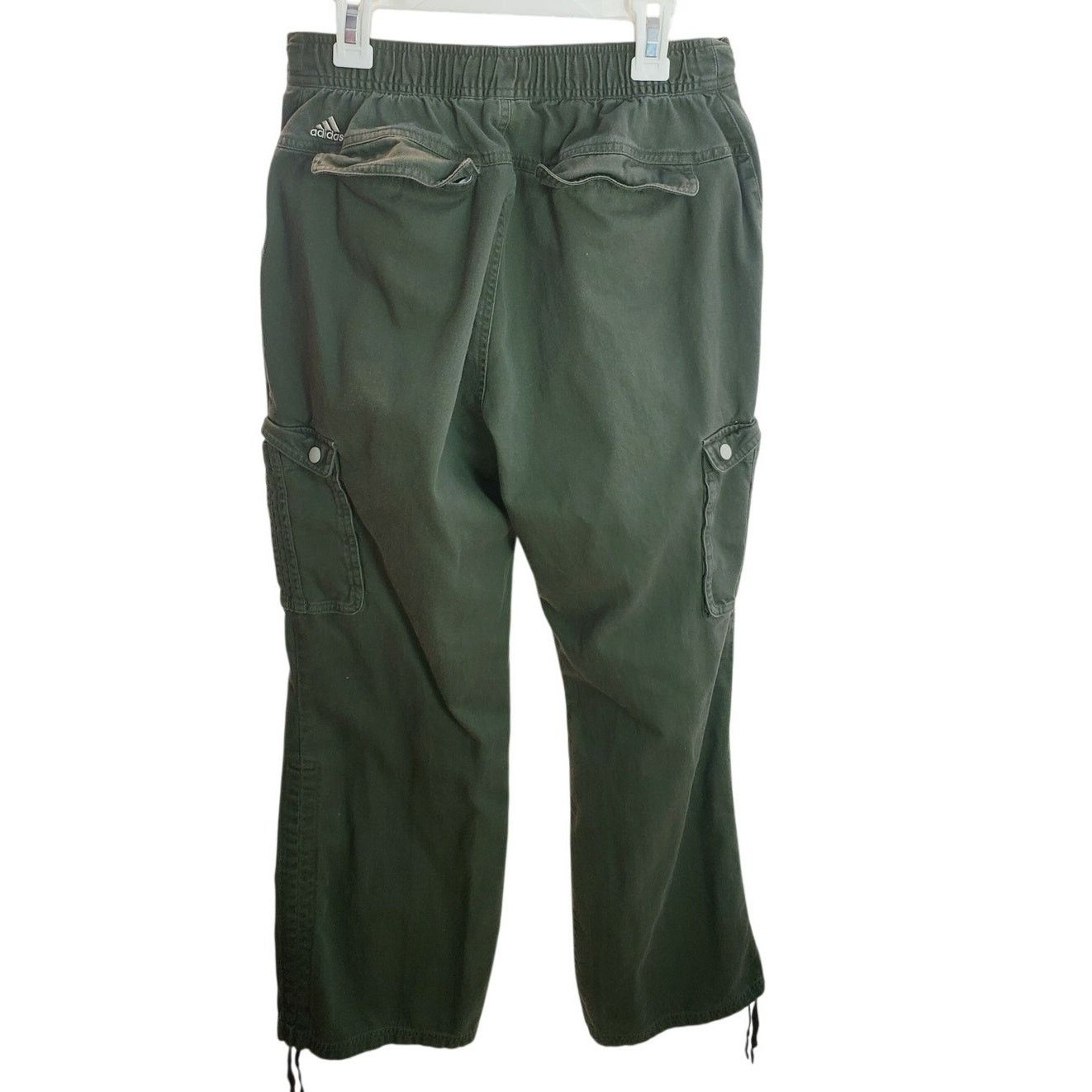 Adidas Adidas Green Cargo Pants Utility Pocket Style Size M Size 27" / US 4 / IT 40 - 2 Thumbnail