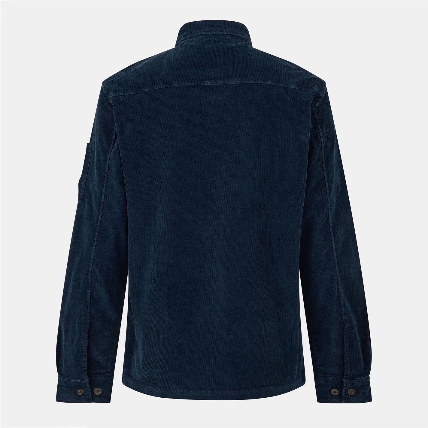 C.P. Company o1g2r1mq0426 Lens Single Pocket Corduroy Shirt in Blue Size US S / EU 44-46 / 1 - 2 Thumbnail