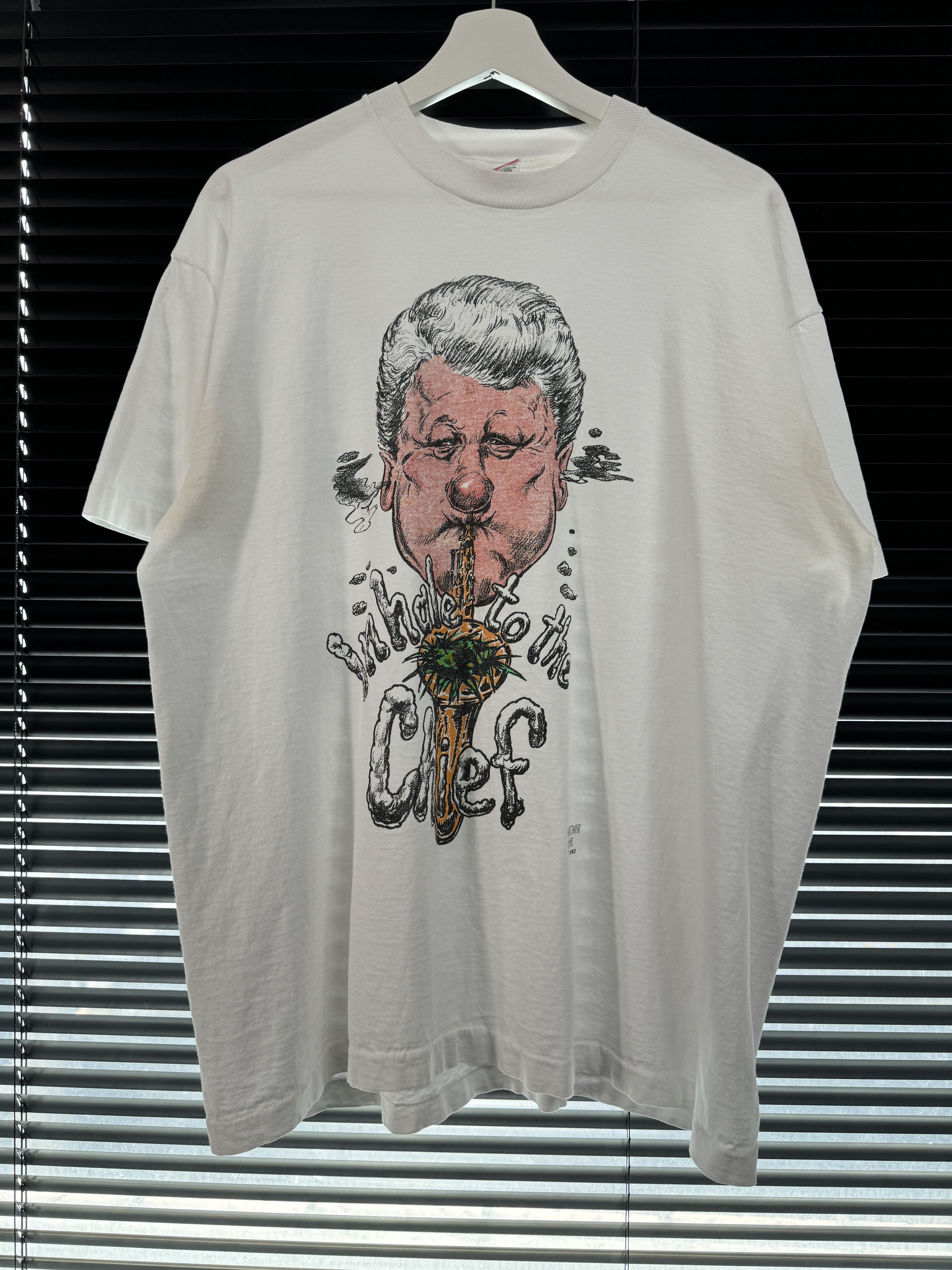 Fashion Victim 90s Fashion Victim Inhale To The Chief Bill Clinton T-Shirt Size US XL / EU 56 / 4 - 1 Thumbnail