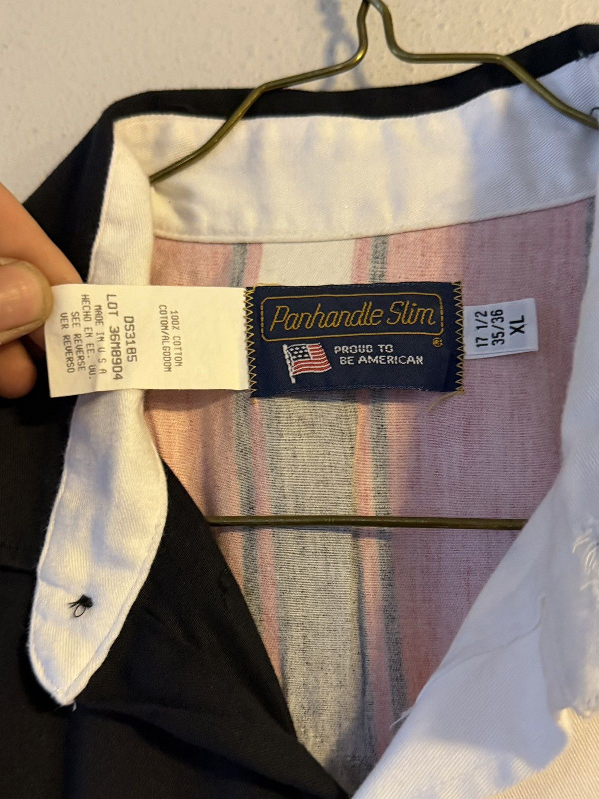 Panhandle Slim vtg 90s aztec vertical striped button down shirt Size US XL / EU 56 / 4 - 4 Thumbnail