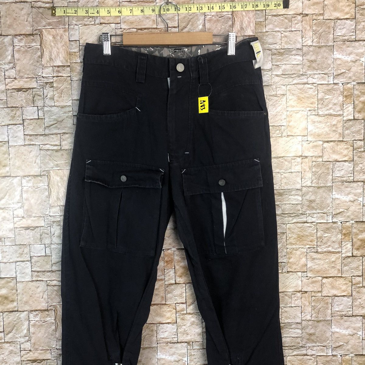 Japanese Brand Filativa Black bush Cargo Multipocket Pants #A83 Size US 32 / EU 48 - 2 Thumbnail