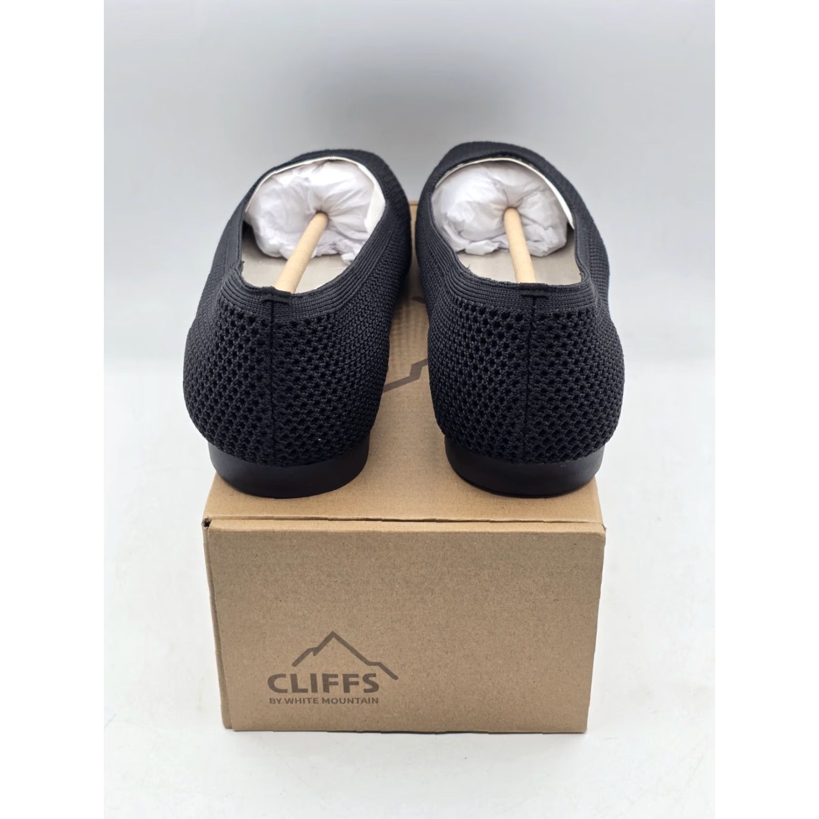 Vintage NIB CLIFFS BY WHITE MOUNTAIN Women’s Beslee Flats - Black/Fabric - Size 11 Size US 11 / IT 41 - 6 Thumbnail