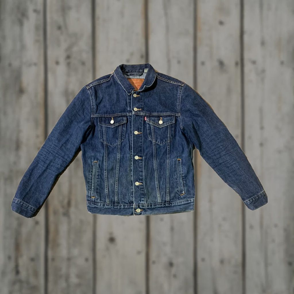 Levi's Levis Mens Trucker Jacket Medium Big E Denim Size US M / EU 48-50 / 2 - 1 Thumbnail