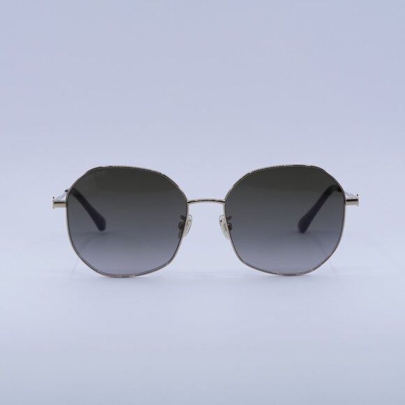 Jimmy Choo Jimmy Choo ASTRA/F/SK 0000 HA Sunglasses Gold Geometric Size ONE SIZE - 4 Thumbnail