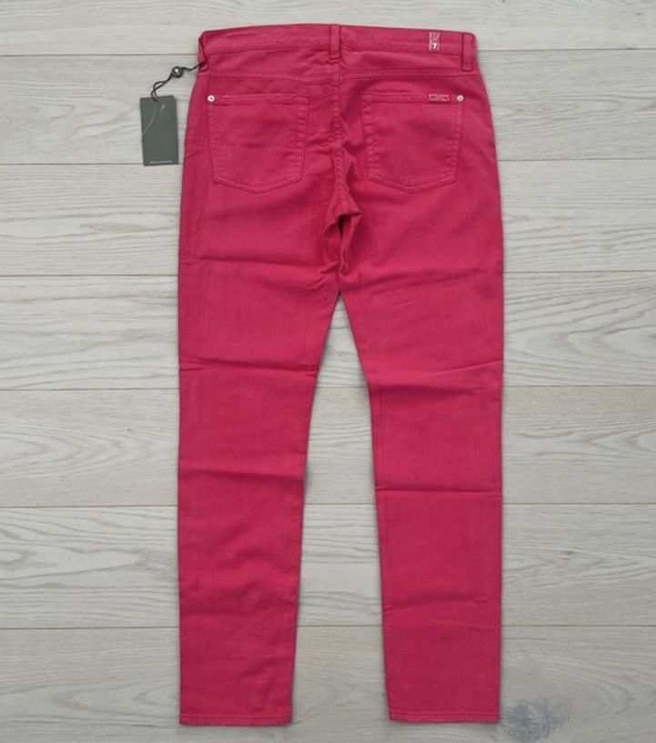 7 For All Mankind 7 For All Mankind THE SLIM Cigarette Jeans Peony Destroyed Size 25" / US 0 / IT 36 - 6 Thumbnail
