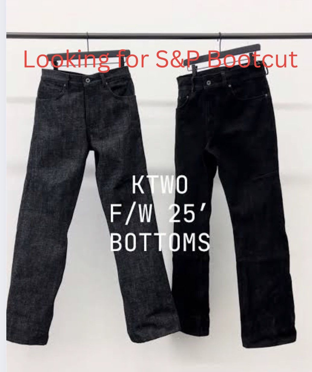 K-Two Studios Ktwo S&P bootcut 18 oz selvedge denim | Grailed