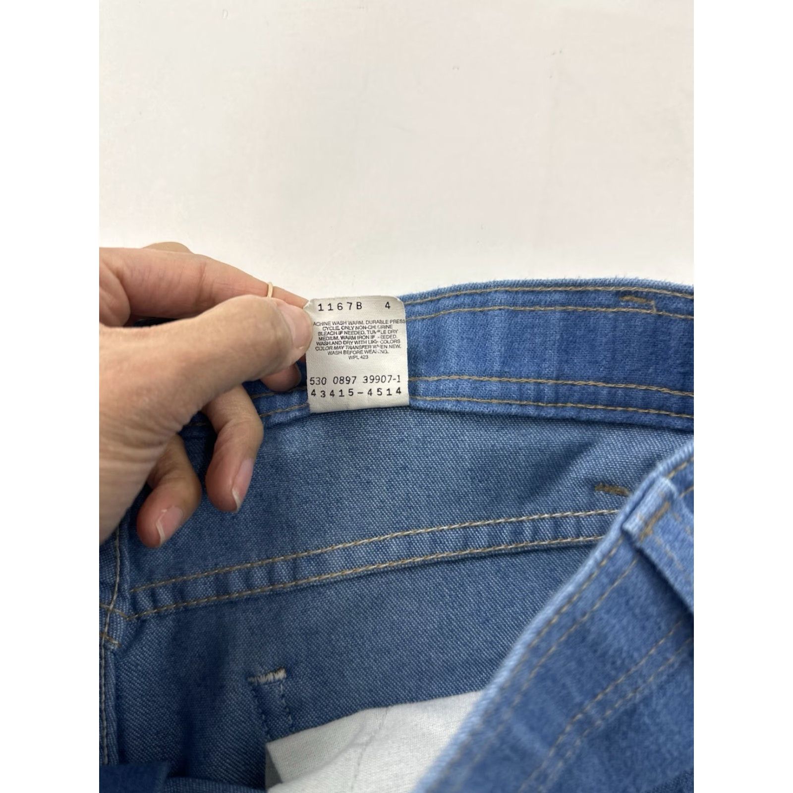 Levi's VINTAGE Levi’s 514 Jeans Men 34x28 Blue 1997 Paper Tag USA 90s City Western Cowboy Mens Size US 34 / EU 50 - 7 Thumbnail