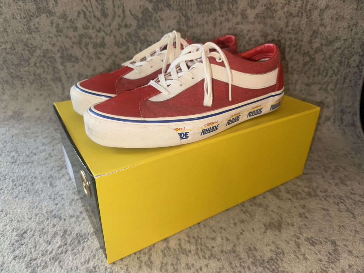 Rhude × Vans Vans Bold Ni Rhude Red Size US 11.5 / EU 44-45 - 1 Thumbnail