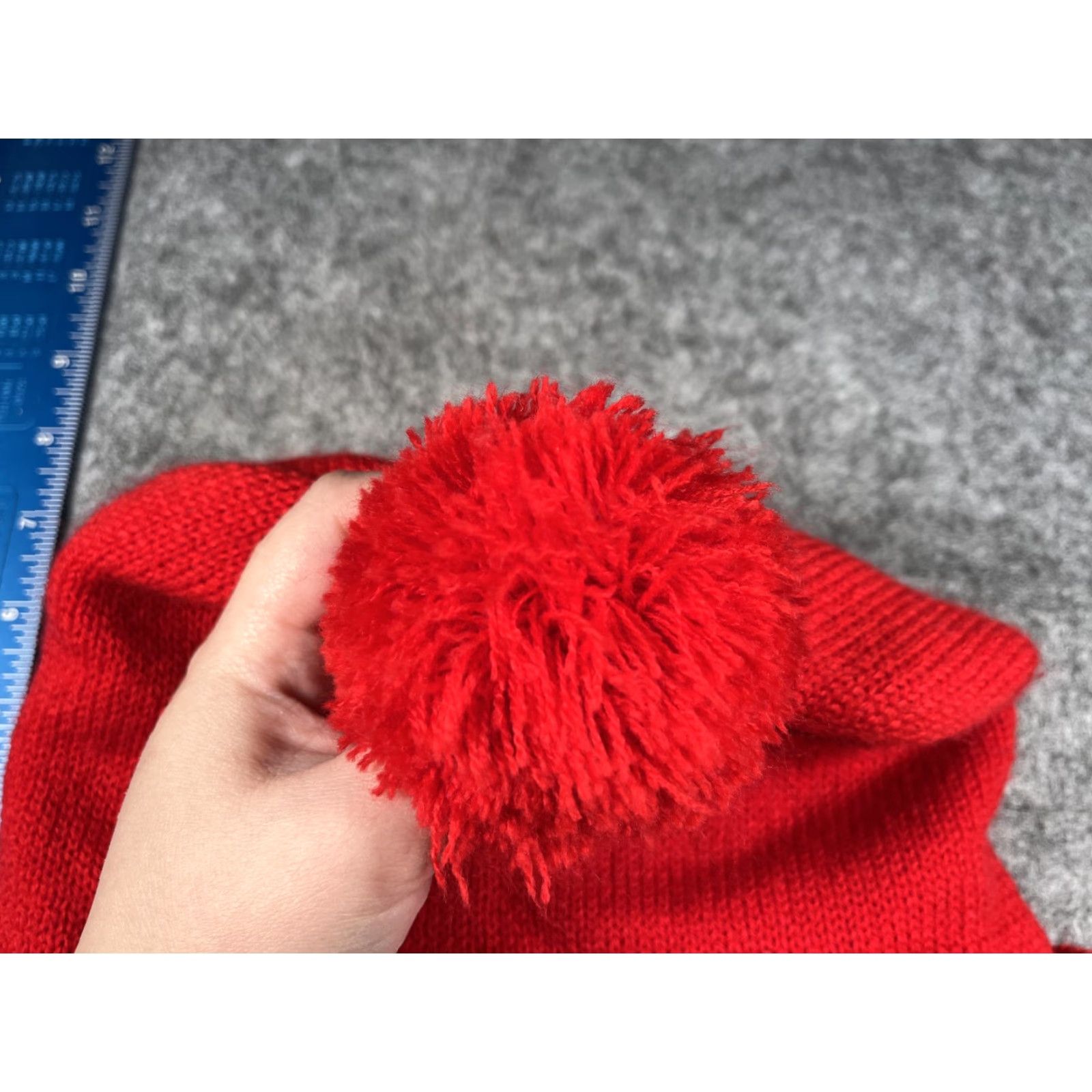 Vintage Sport-Tek Beanie Mens Red Knit One Size Sippin Santas Pub Crawl Embroidered Logo Winter Christmas Hat Size ONE SIZE - 4 Thumbnail