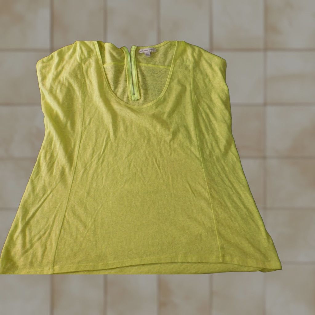 American Eagle Outfitters American Eagle Outfitters Blouse Womens M Green Crew Neck Pullover Casual Stretch Top Size M / US 6-8 / IT 42-44 - 1 Thumbnail