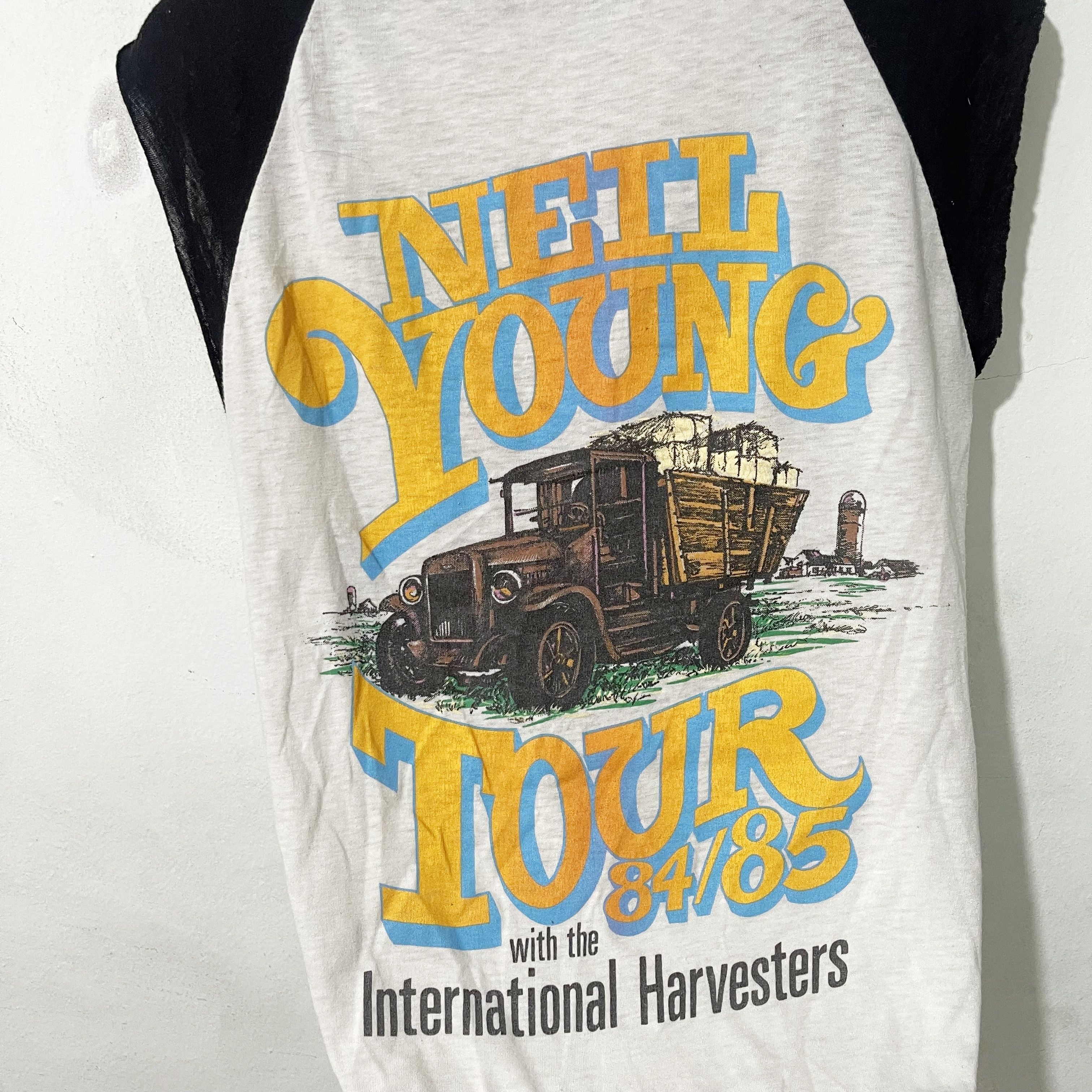 Band Tees Vintage 1984-1985 Neil Young Tour Shirt Size US XS / EU 42 / 0 - 4 Thumbnail