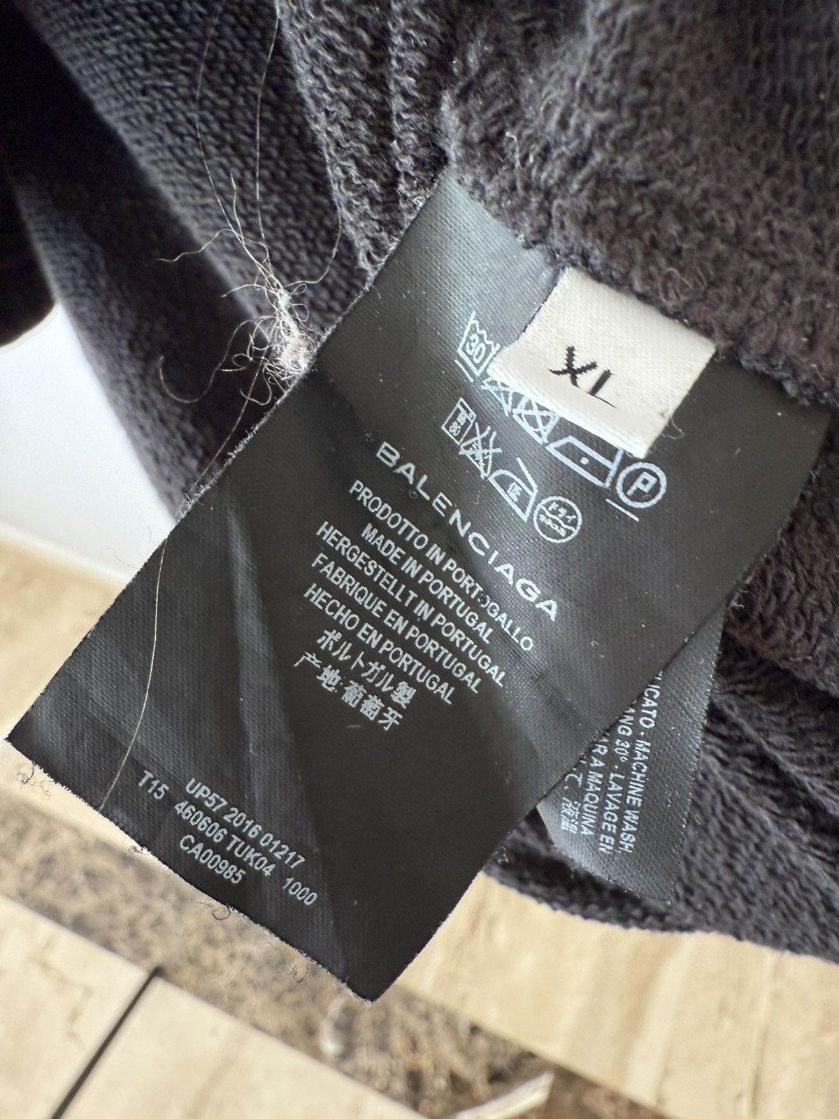 Balenciaga Balenciaga Tuck in Hoodie 2016SS Size US XL / EU 56 / 4 - 7 Thumbnail