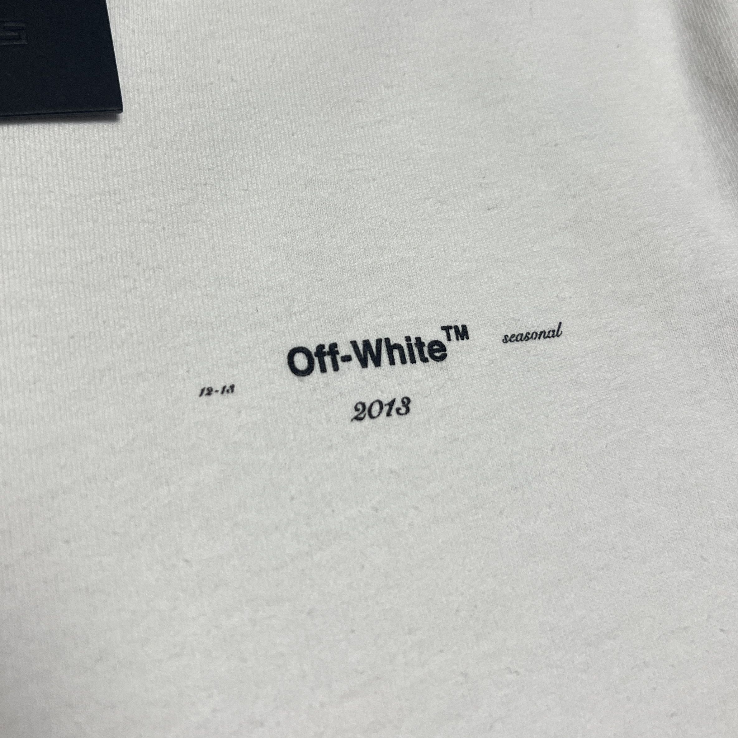 Off-White Off-White Logo T-Shirt Size US XS / EU 42 / 0 - 3 Thumbnail