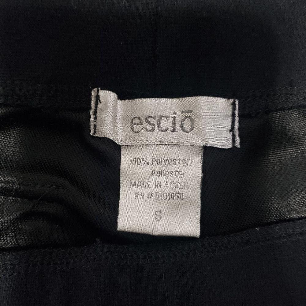 Designer CT1386 Escio Ladies Polyester Black Cargo Pant Small Size 28" / US 6 / IT 42 - 7 Thumbnail