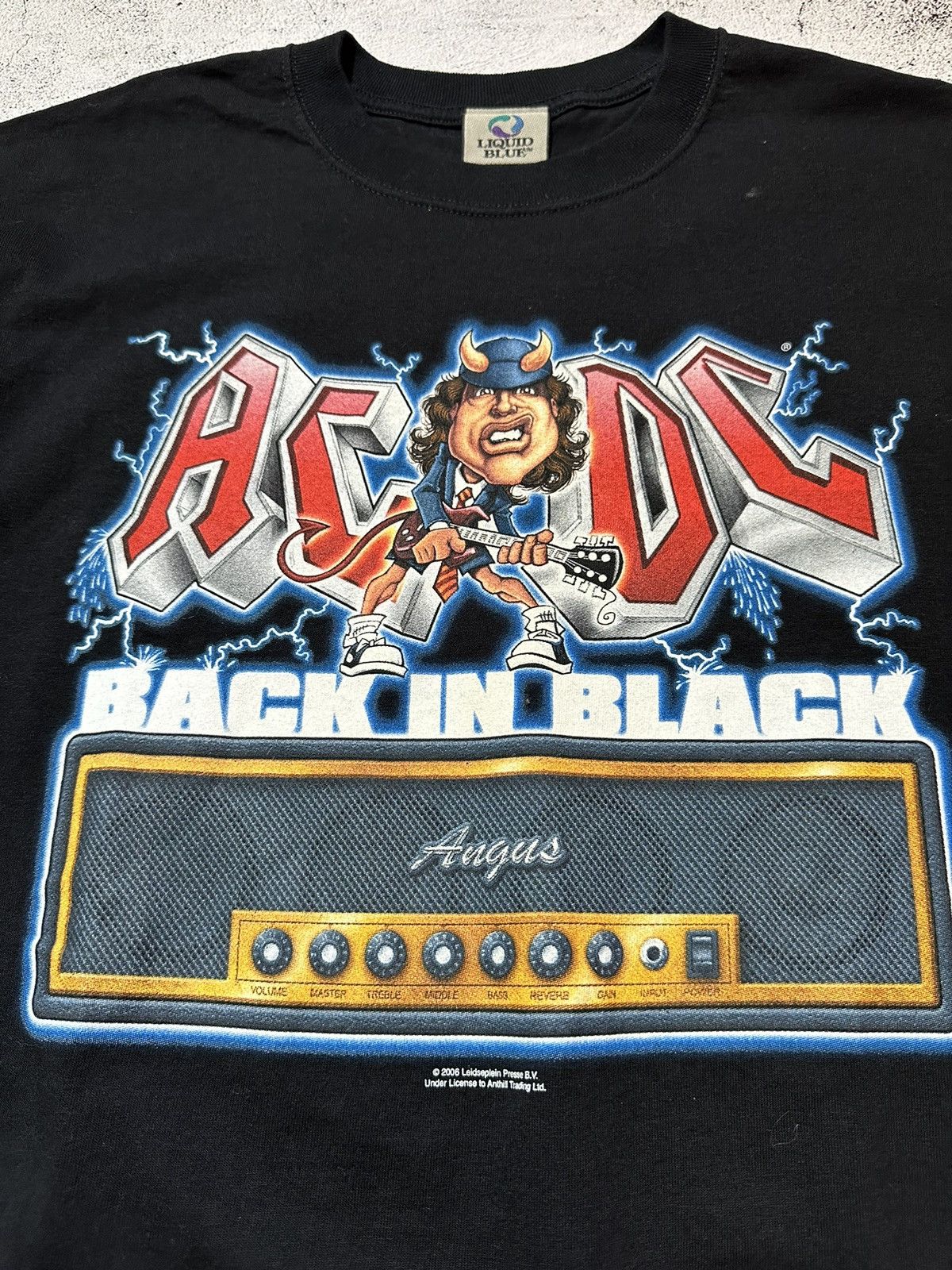 Band Tees × Liquid Blue AC/DC back in black 2006 vintage liquid blue t shirt Size US XL / EU 56 / 4 - 1 Thumbnail
