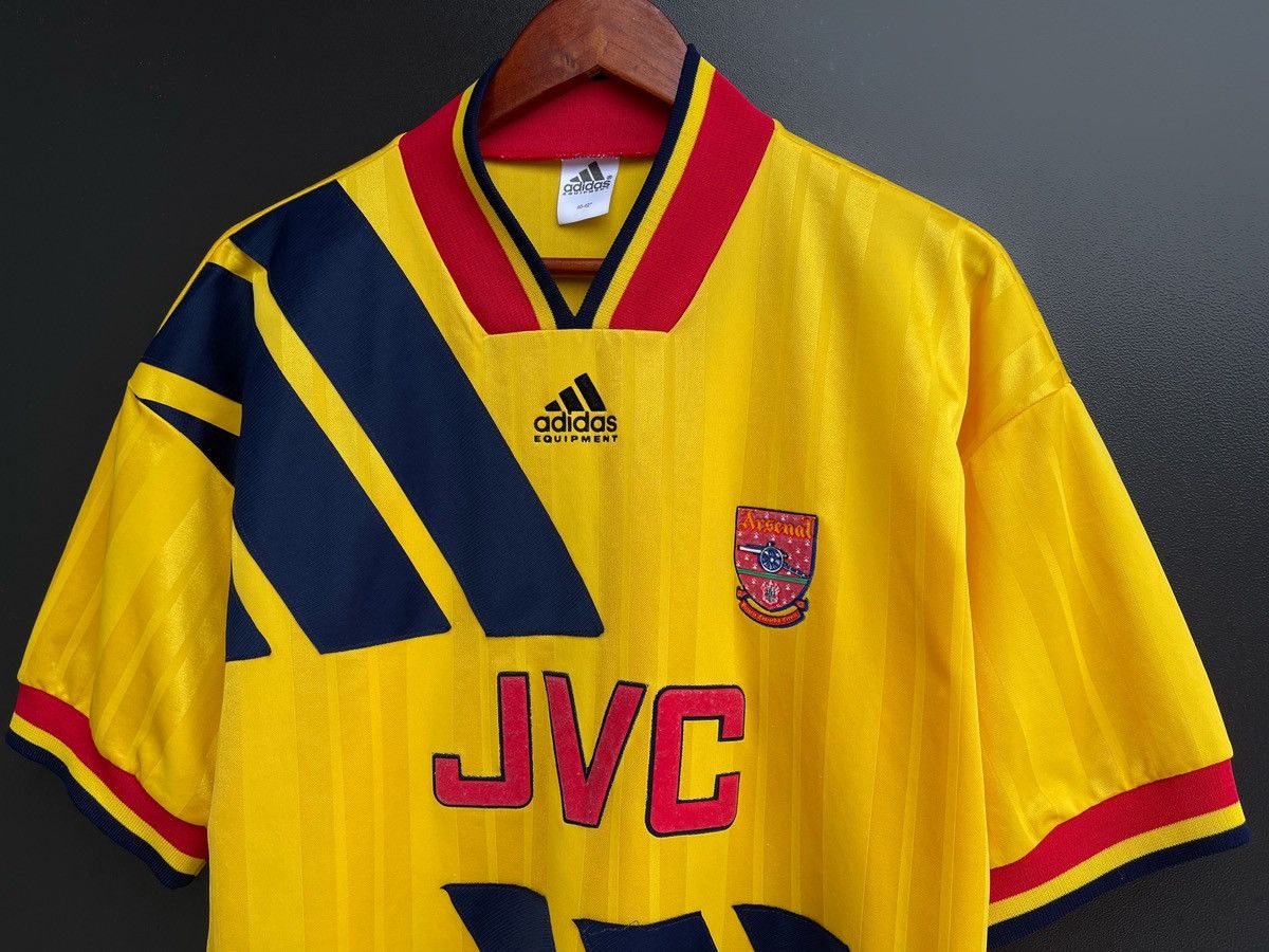 Vintage Arsenal 1993-1994 Away Shirt Jersey Vintage Adidas 40-42 Size US M / EU 48-50 / 2 - 2 Thumbnail