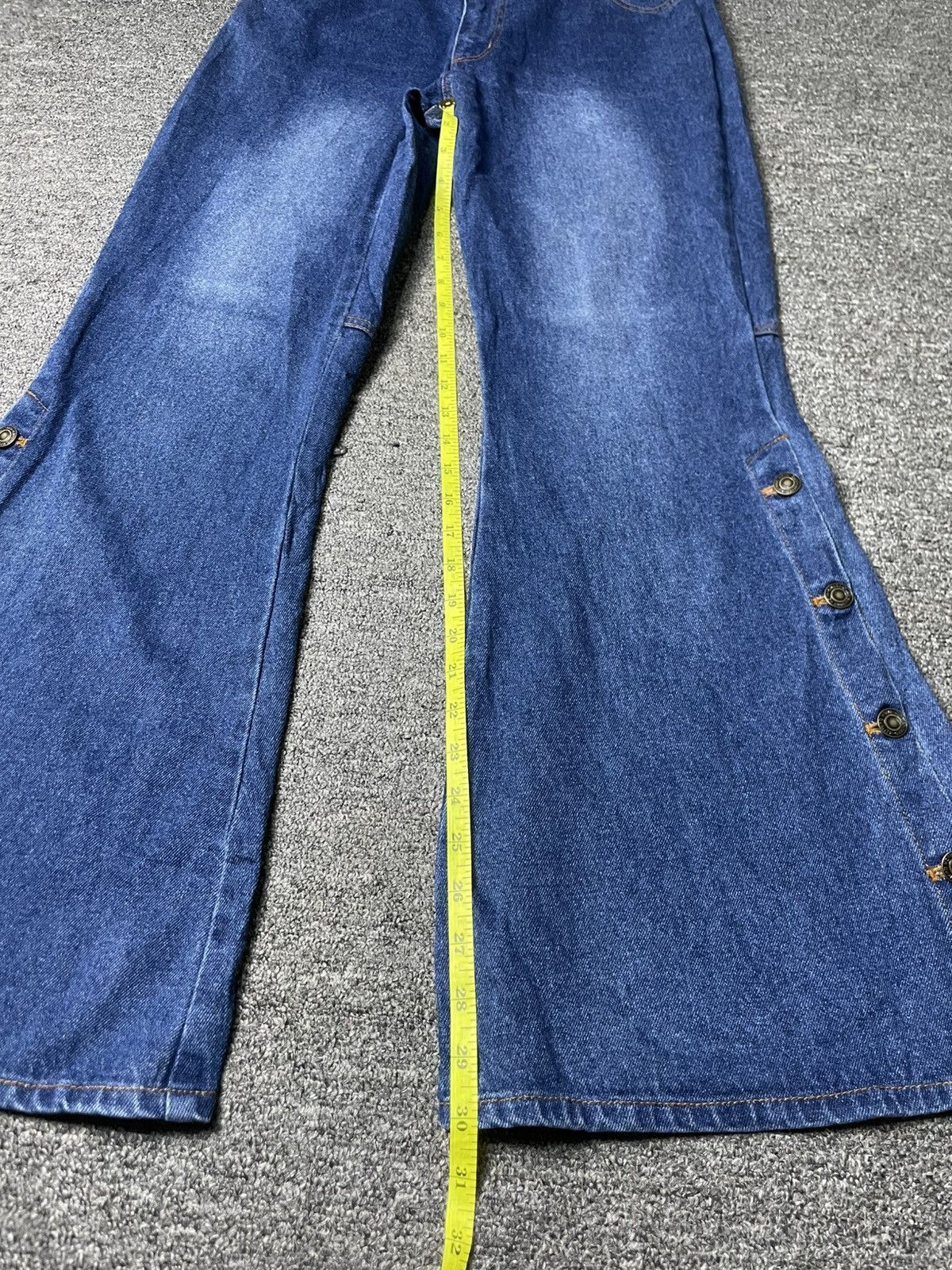 Japanese Brand × Vintage Japanese Brand Bootcut Snap Button Jeans (83) Size 30" / US 8 / IT 44 - 8 Thumbnail