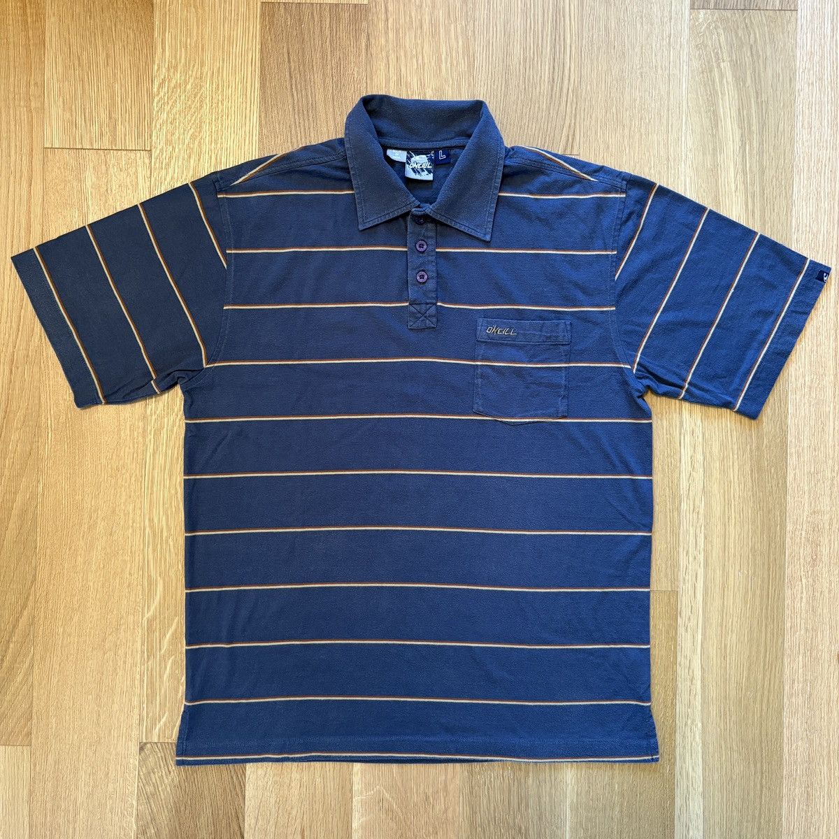 O'Neill Y2K Vintage O’neill Striped surf skater polo size Large Size US L / EU 52-54 / 3 - 1 Thumbnail