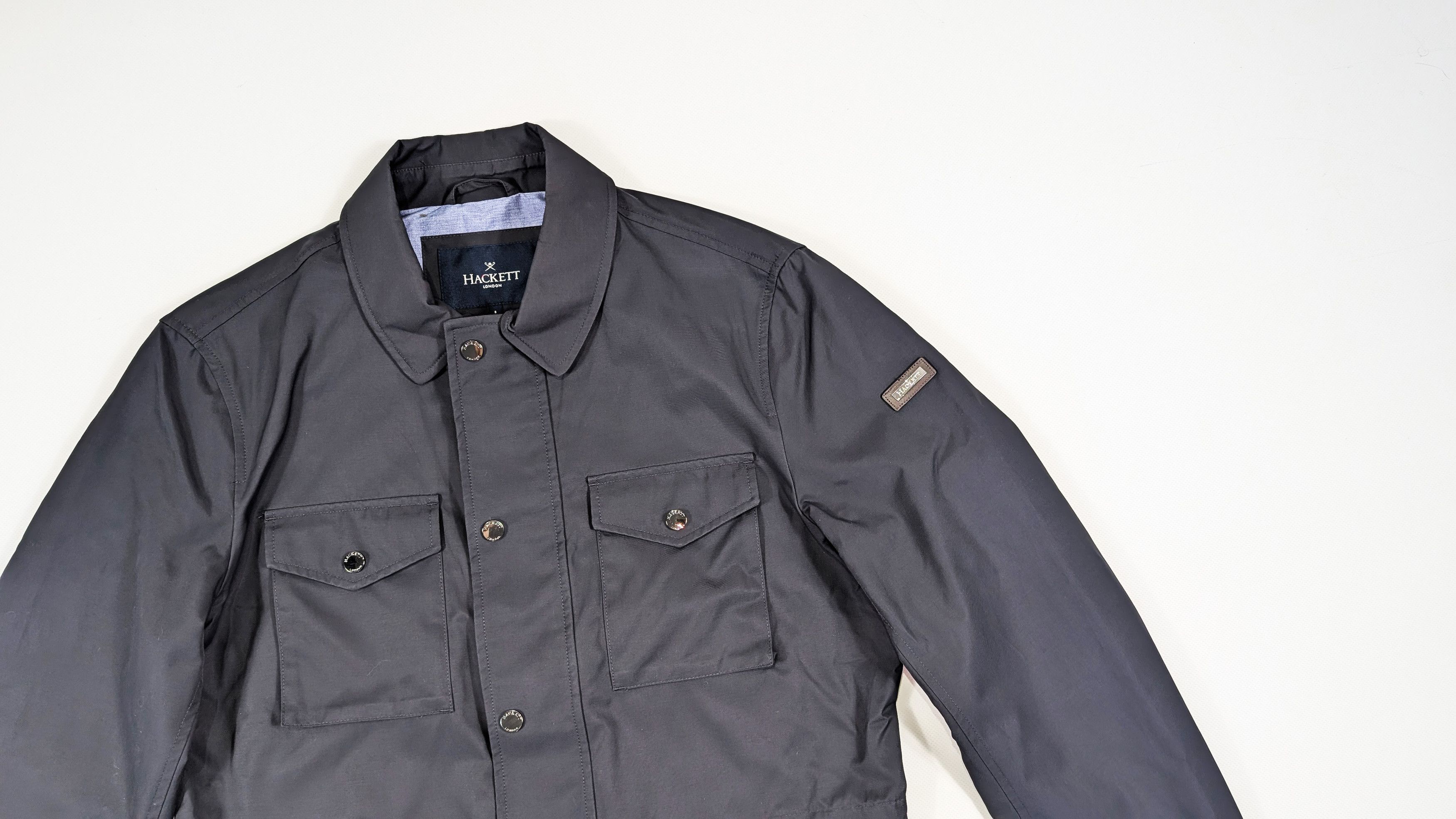 Hackett Hackett London Navy Water Resistant Utility Field Jacket Size US S / EU 44-46 / 1 - 2 Thumbnail