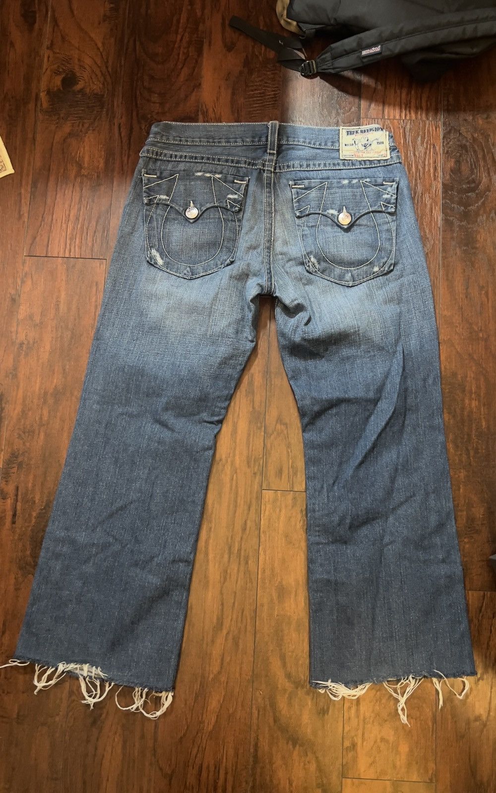 True Religion × Vintage True Religion Baggy Faded Size US 36 / EU 52 - 4 Thumbnail