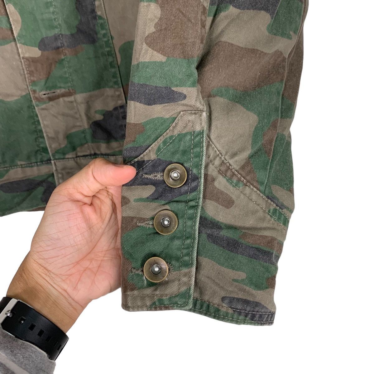 Japanese Brand Army Military Style Camo Type 3 Jacket #0833-C37 Size US S / EU 44-46 / 1 - 13 Thumbnail