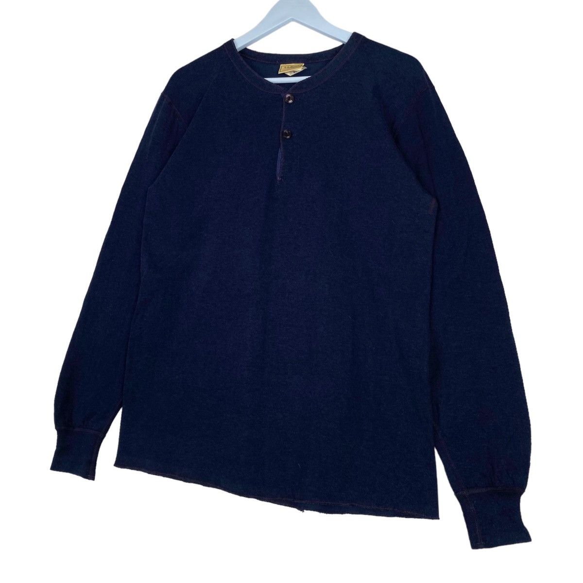 L.L. Bean × Vintage Vintage Leon Leonwood Bean Crewneck Sweatshirt Navy Size US M / EU 48-50 / 2 - 2 Thumbnail