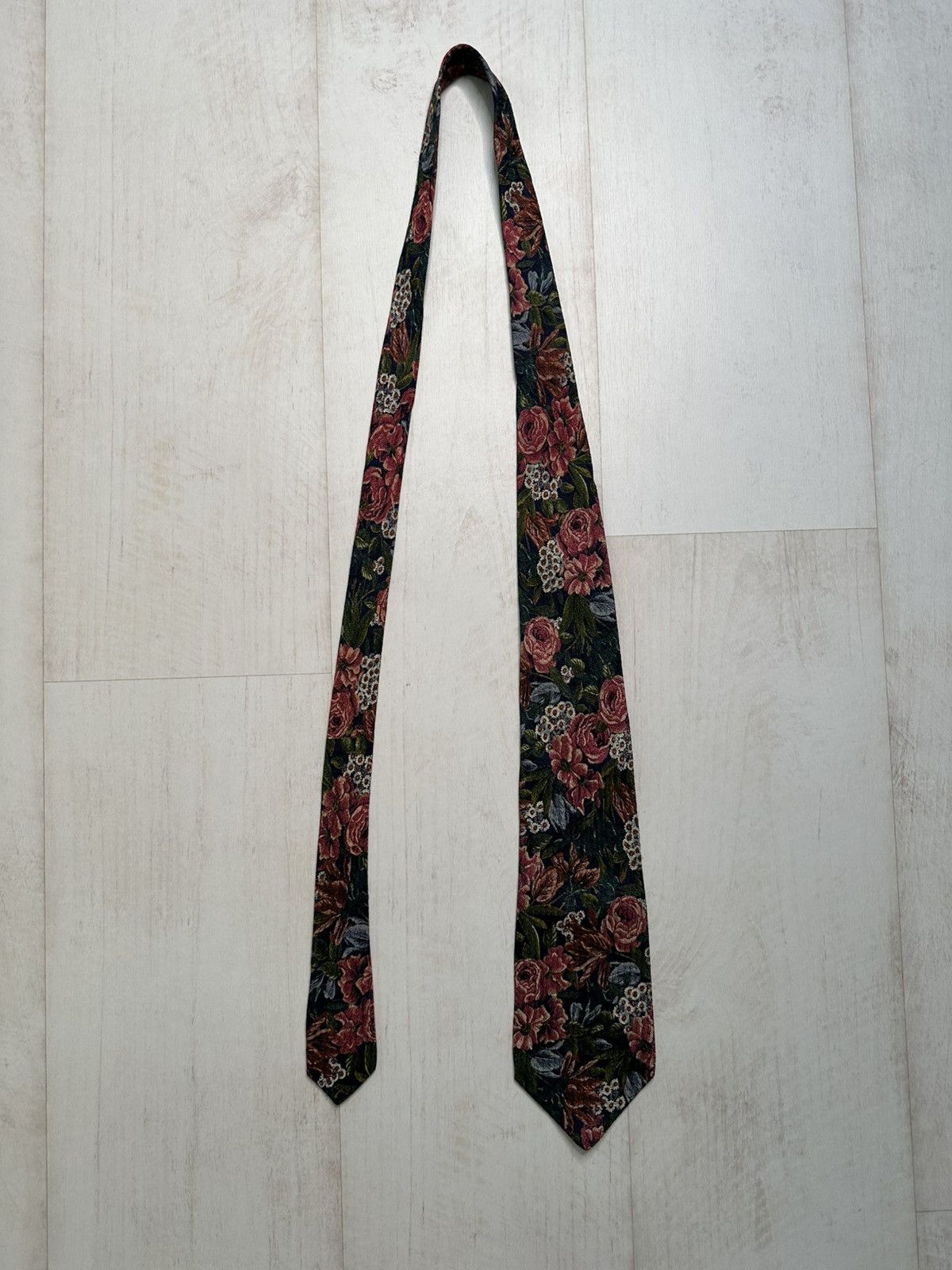 Japanese Brand × Kenzo × Vintage Kenzo vintage floral print tie Size ONE SIZE - 3 Thumbnail