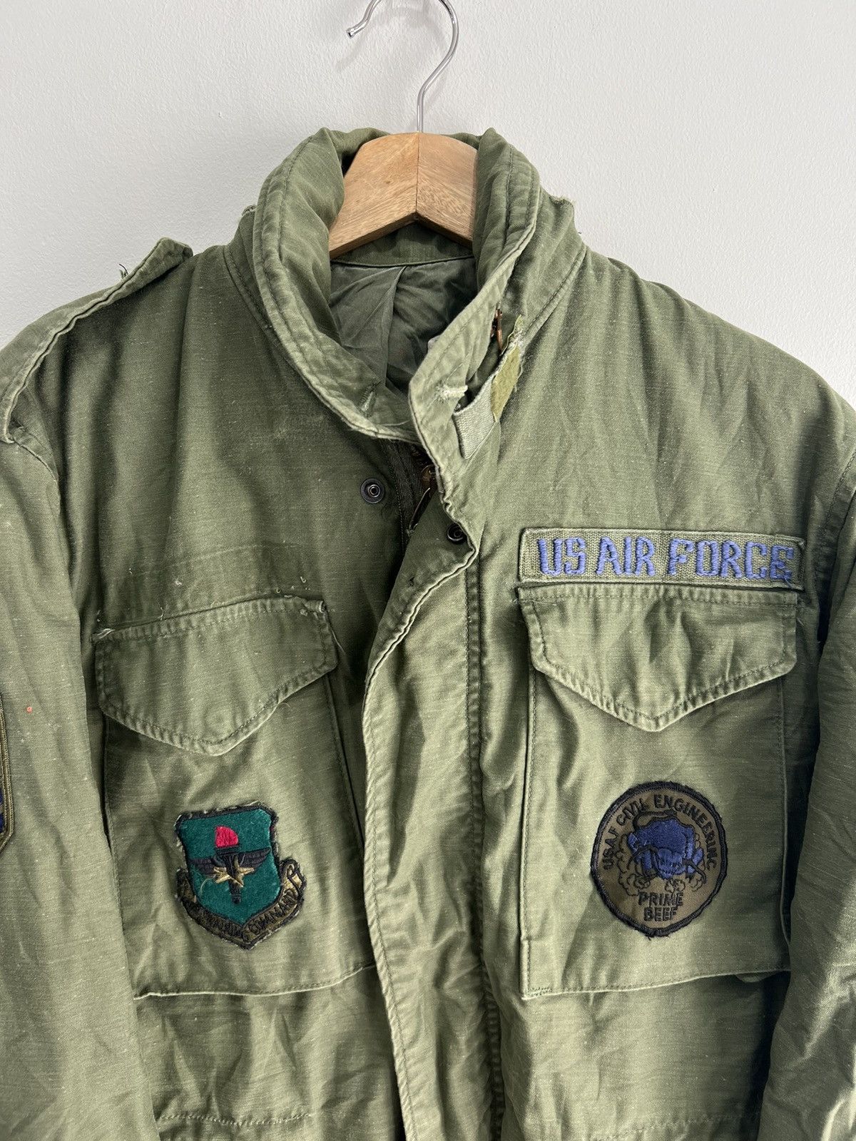 Alpha Industries Vtg Alpha Industries Field Jacket Coat army usa air force Size US S / EU 44-46 / 1 - 3 Thumbnail