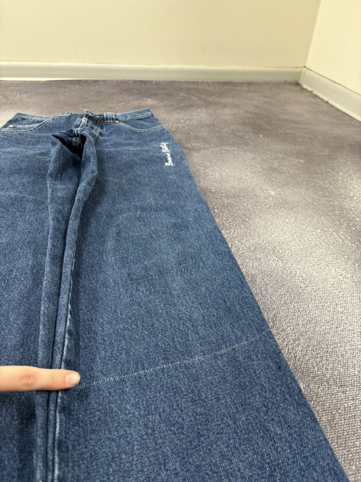 Other Vintage Bronx Clothing Y2K Skate Hype Blue Denim Baggy Jeans Size US 28 / EU 44 - 10 Thumbnail
