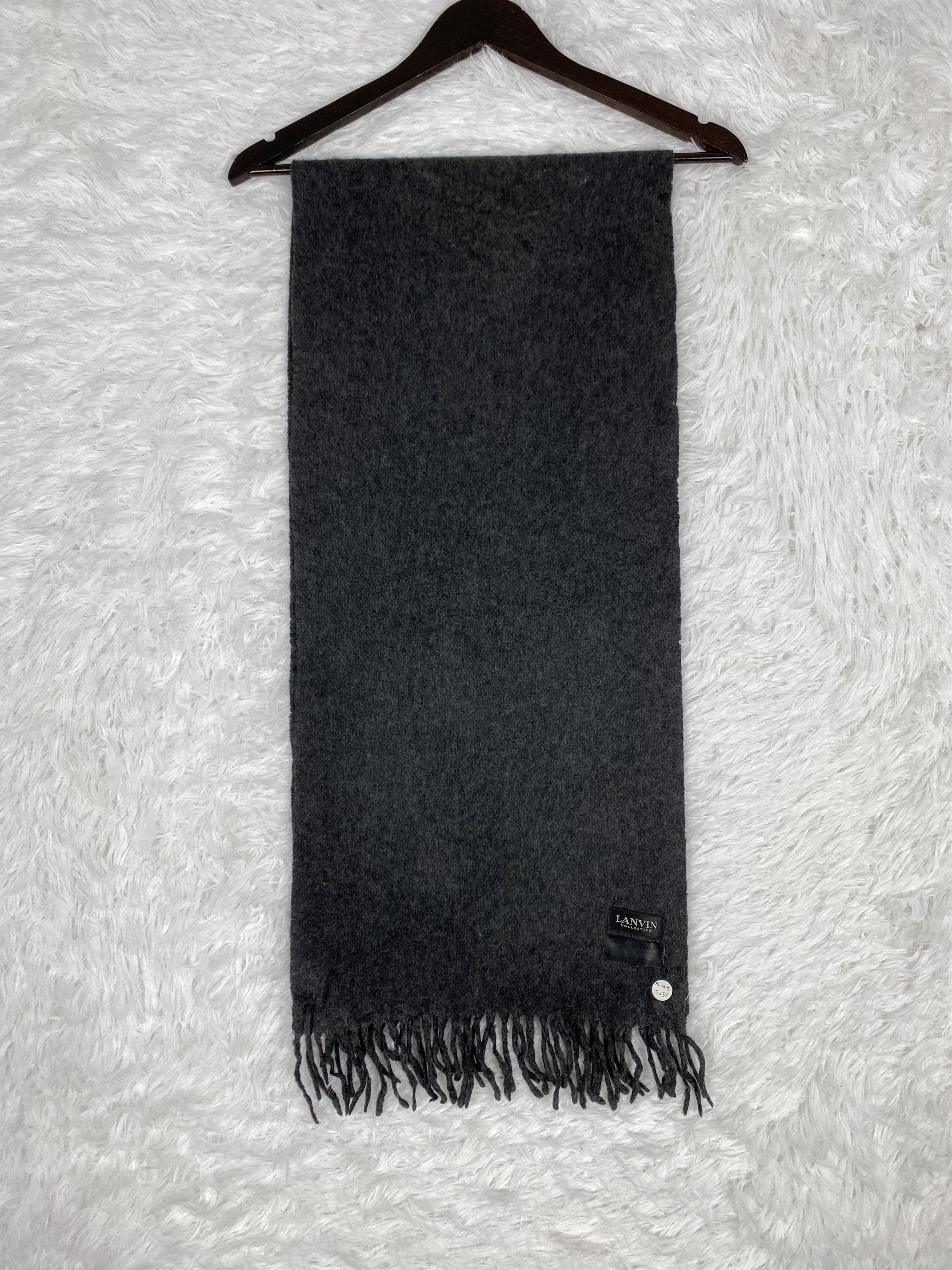 Lanvin Vintage Lanvin Scarf / Muffler Neckwear PM0105 Size ONE SIZE - 8 Thumbnail