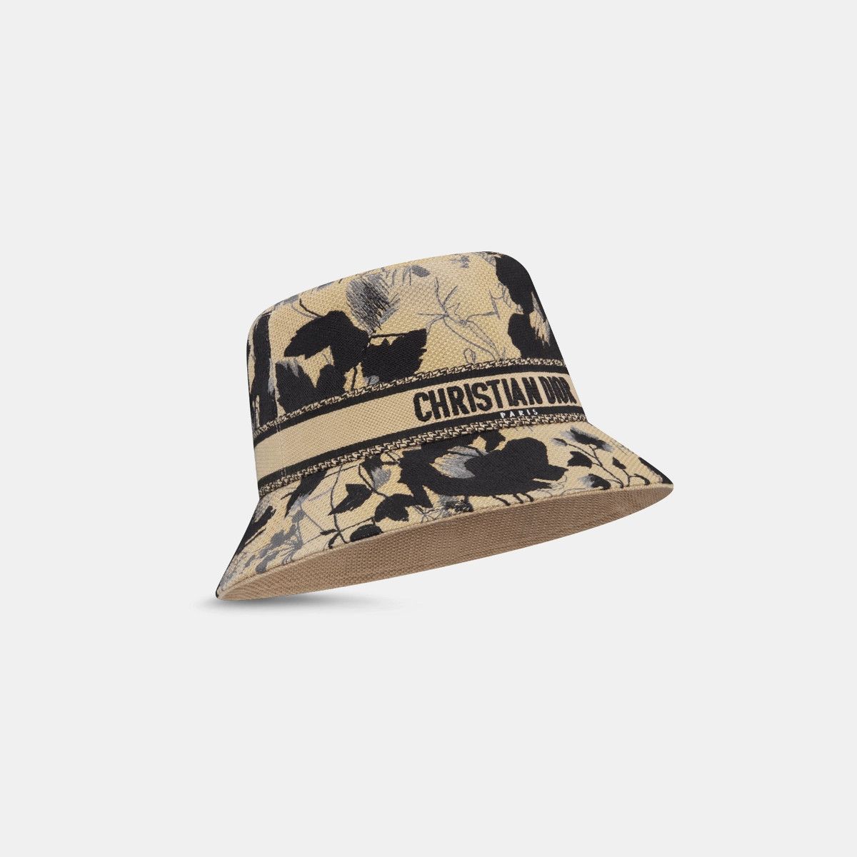 Dior o1bcso1str0226 Size:OS/Small Brim Bucket Hat in Beige/Black Size ONE SIZE - 1 Thumbnail