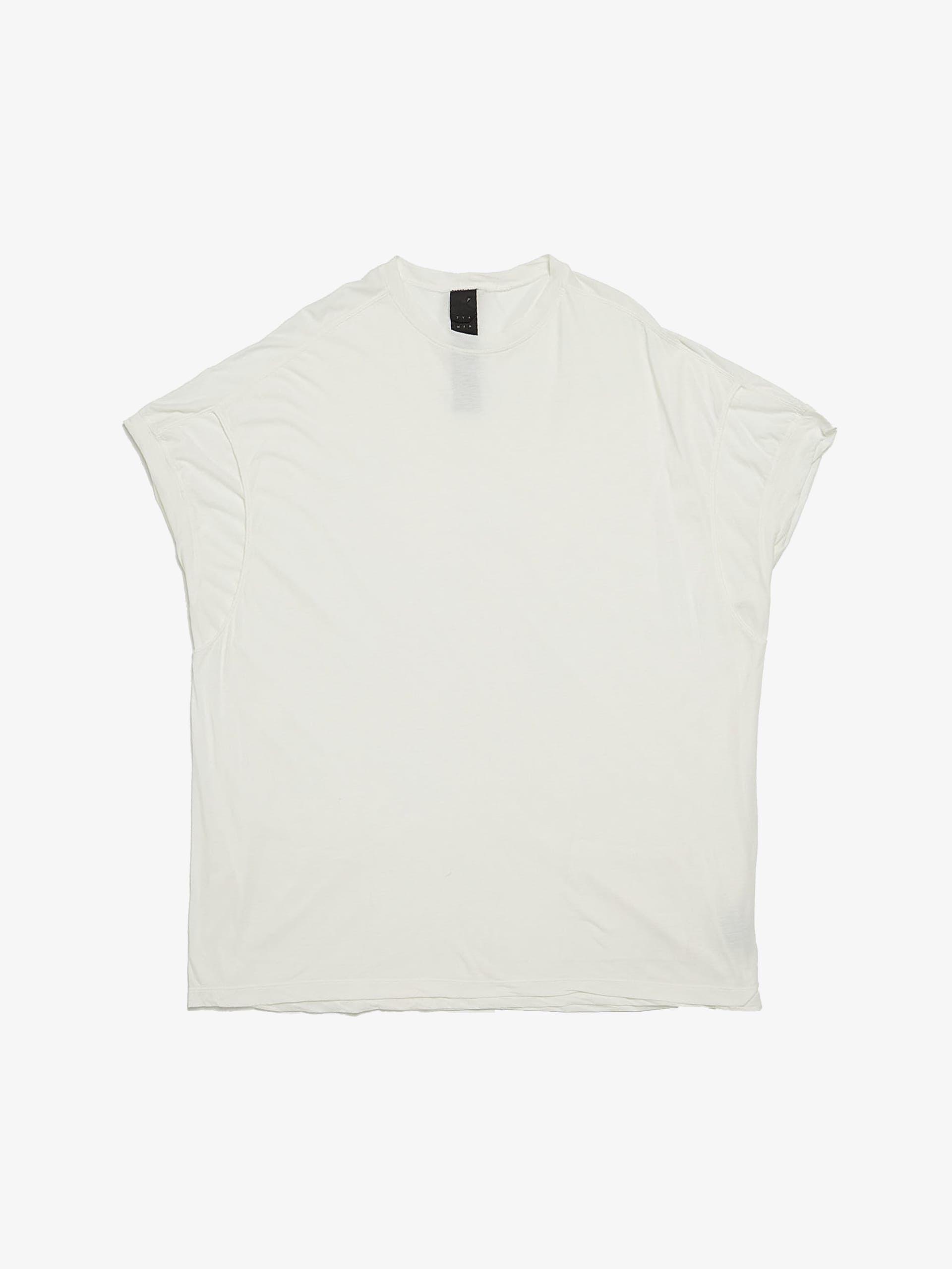 The Viridi-anne White Deconstructed Double Layered Cotton and Silk T Shirt Size US XXL / EU 58 / 5 - 1 Thumbnail