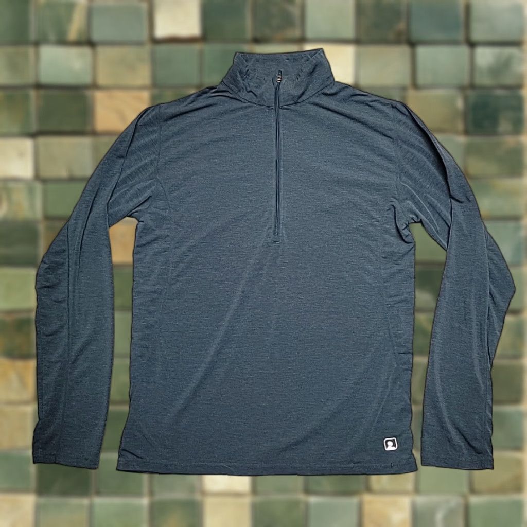 Eastern Mountain Sports VINTAGE Eastern Mountain Sports Shirt Mens S Teal Blue Wicking Wool Blend Base Layer Size US S / EU 44-46 / 1 - 1 Thumbnail