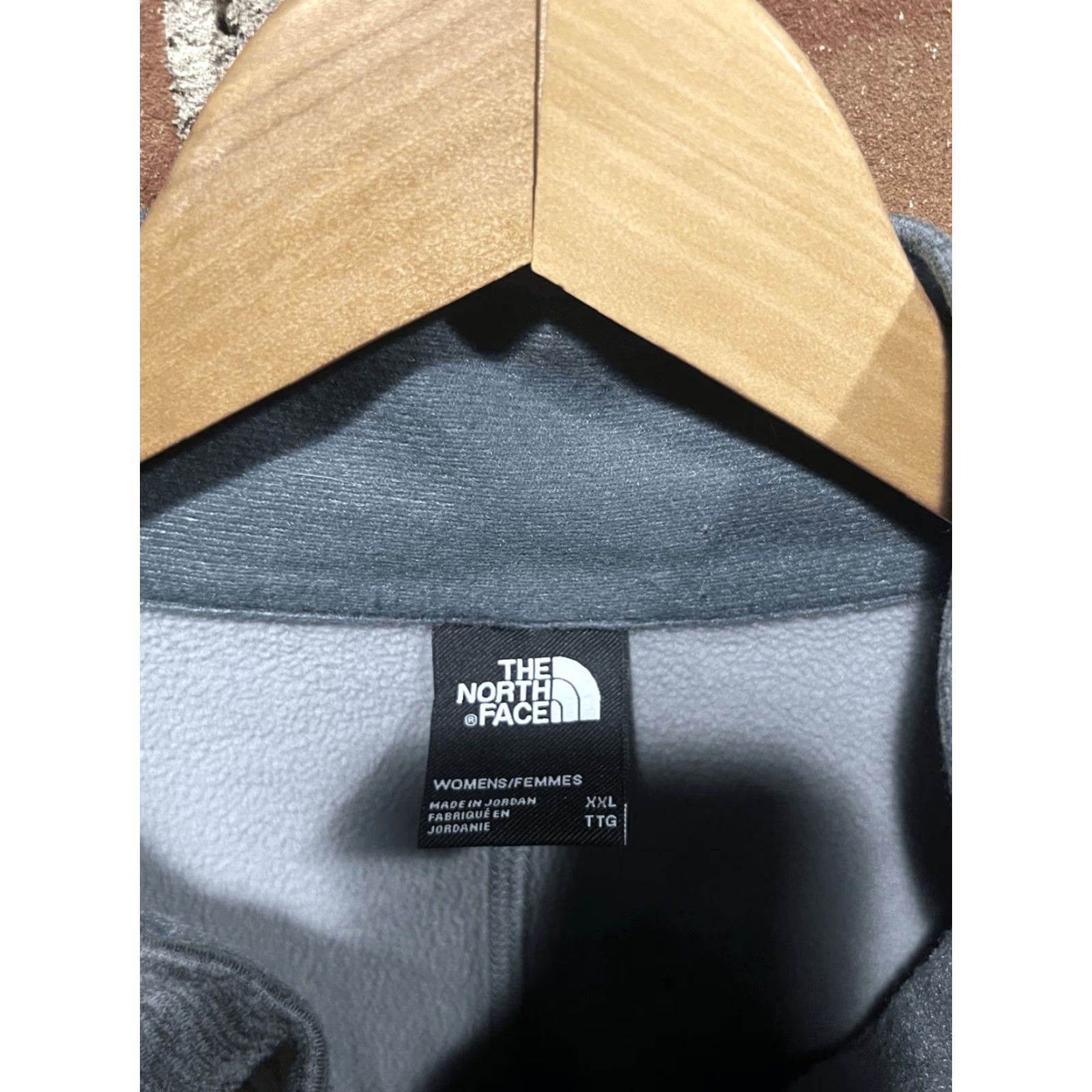 The North Face The North Face Womens Gray Full Zip Mock Neck Sweater 2XL Size XXL / US 16-18 / IT 52-54 - 3 Thumbnail