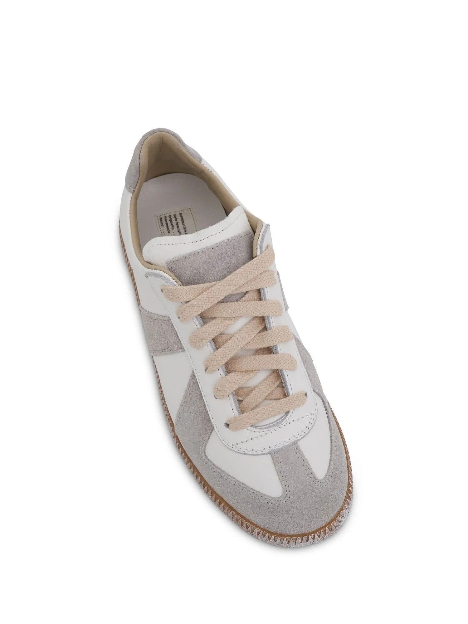 Maison Margiela o1w1db10725 Replica Low-Top Sneakers in Off White Size US 10 / IT 40 - 4 Thumbnail