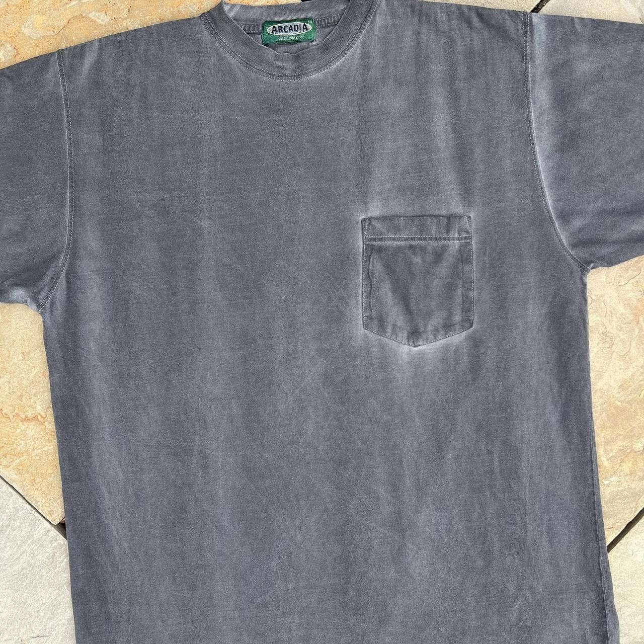 Vintage Vintage 90s Overdyed Pocket T-shirt Size US L / EU 52-54 / 3 - 4 Thumbnail