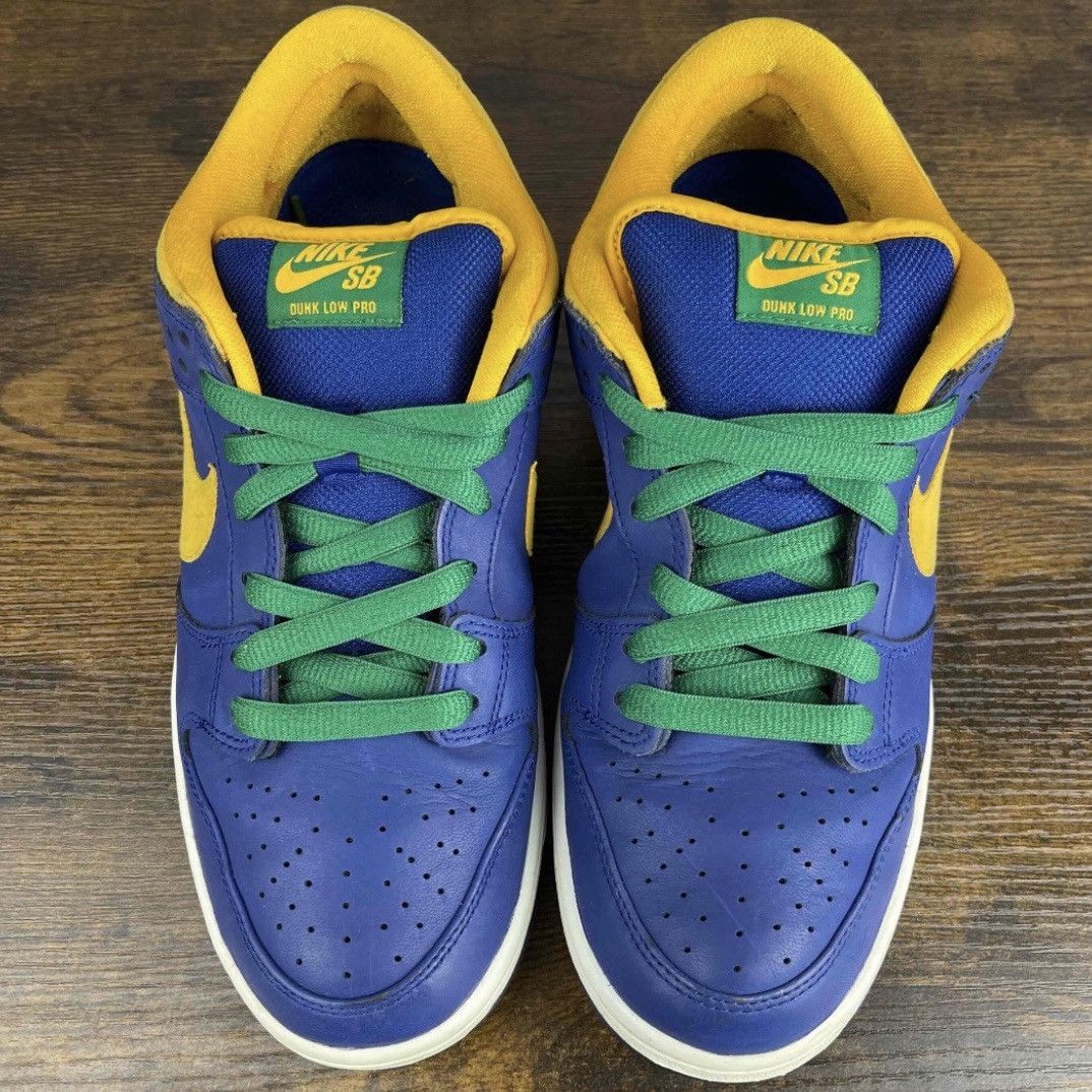 Nike SB Nike Dunk Low Pro SB Royal Blue Midas Gold 304292-473 Shoes Size US 9.5 / EU 42-43 - 5 Thumbnail
