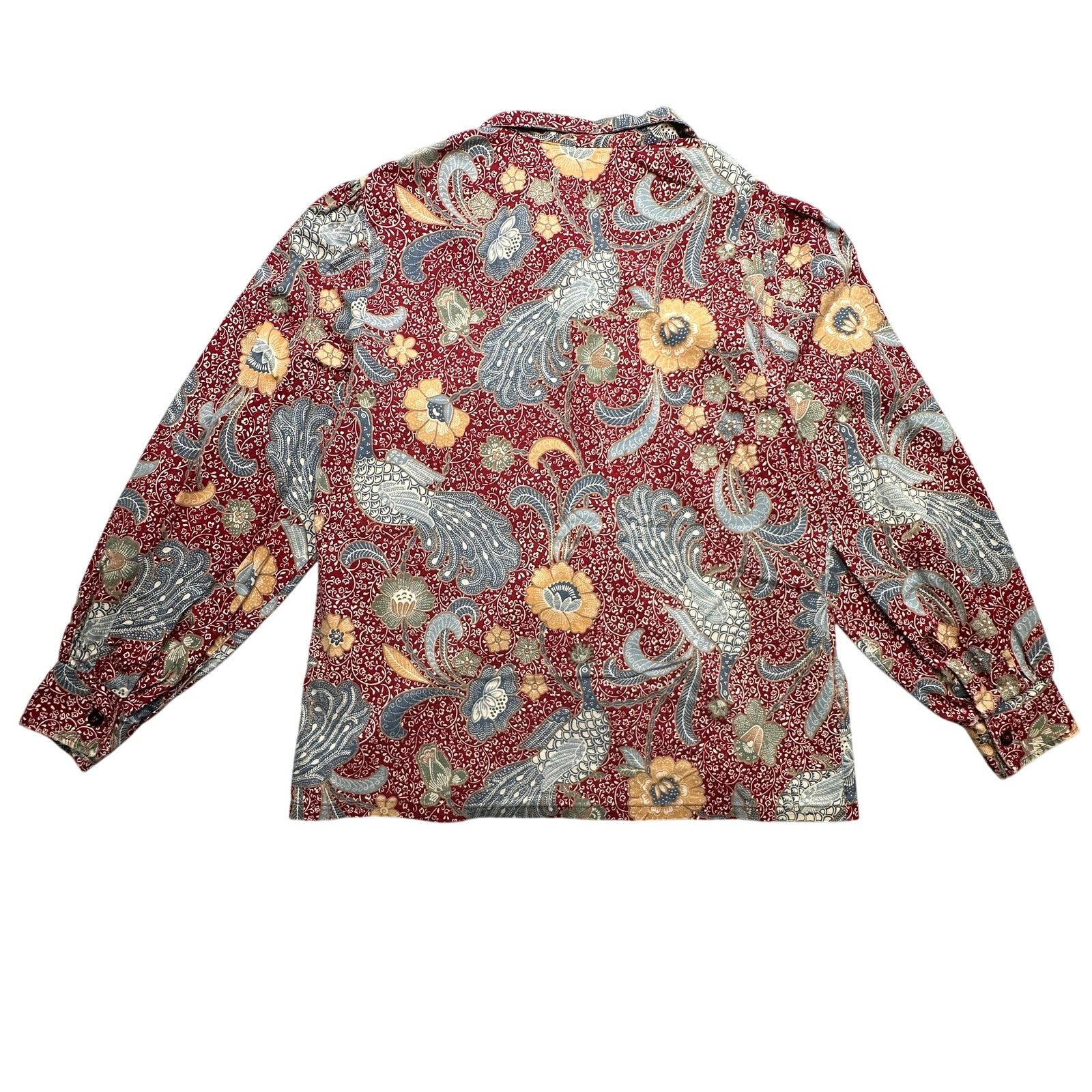 Other Vintage 70s JC Penney Paisley Long Sleeve Shirt Womens M Size M / US 6-8 / IT 42-44 - 7 Thumbnail