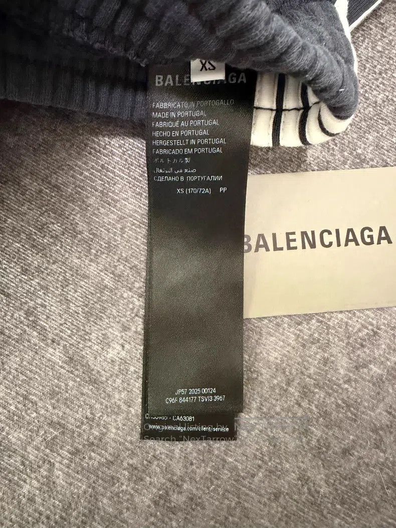 Balenciaga Balenciaga size XS Gray Side-Striped Sweatpants Size US 27 - 4 Thumbnail
