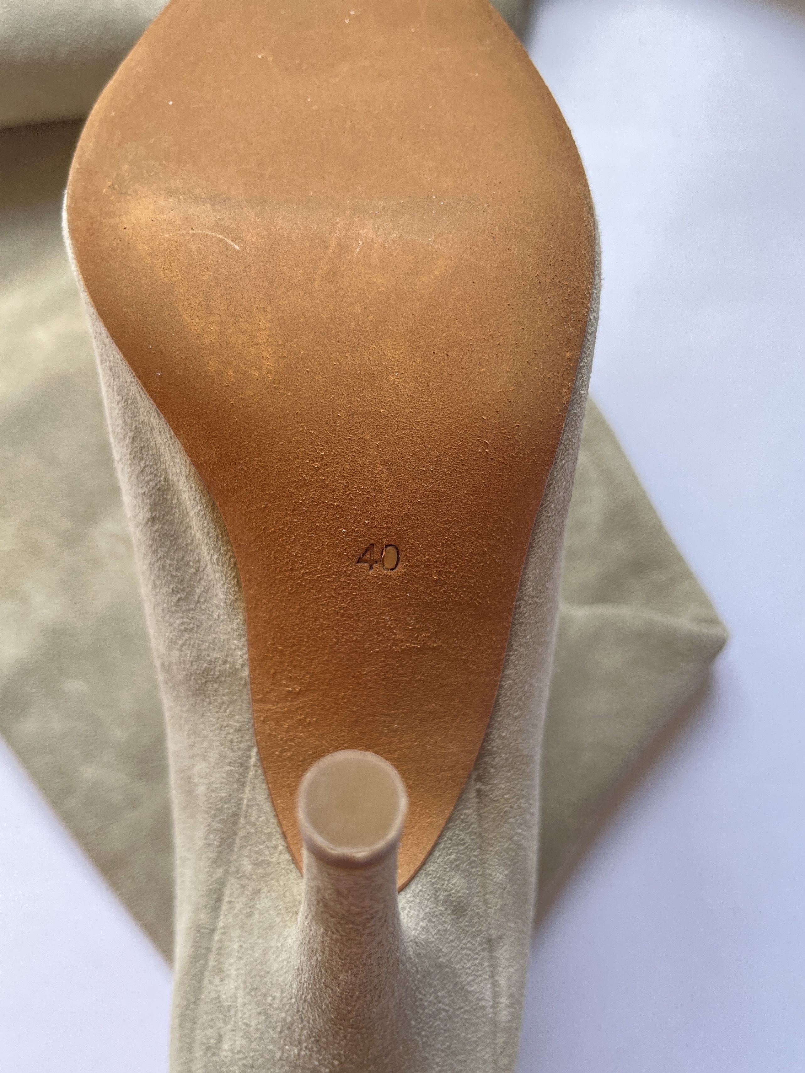 Yeezy ⚡️QUICK SALE⚡️2018 Yeezy Season 7 Beige Suede High Boots Size US 9 / IT 39 - 4 Thumbnail